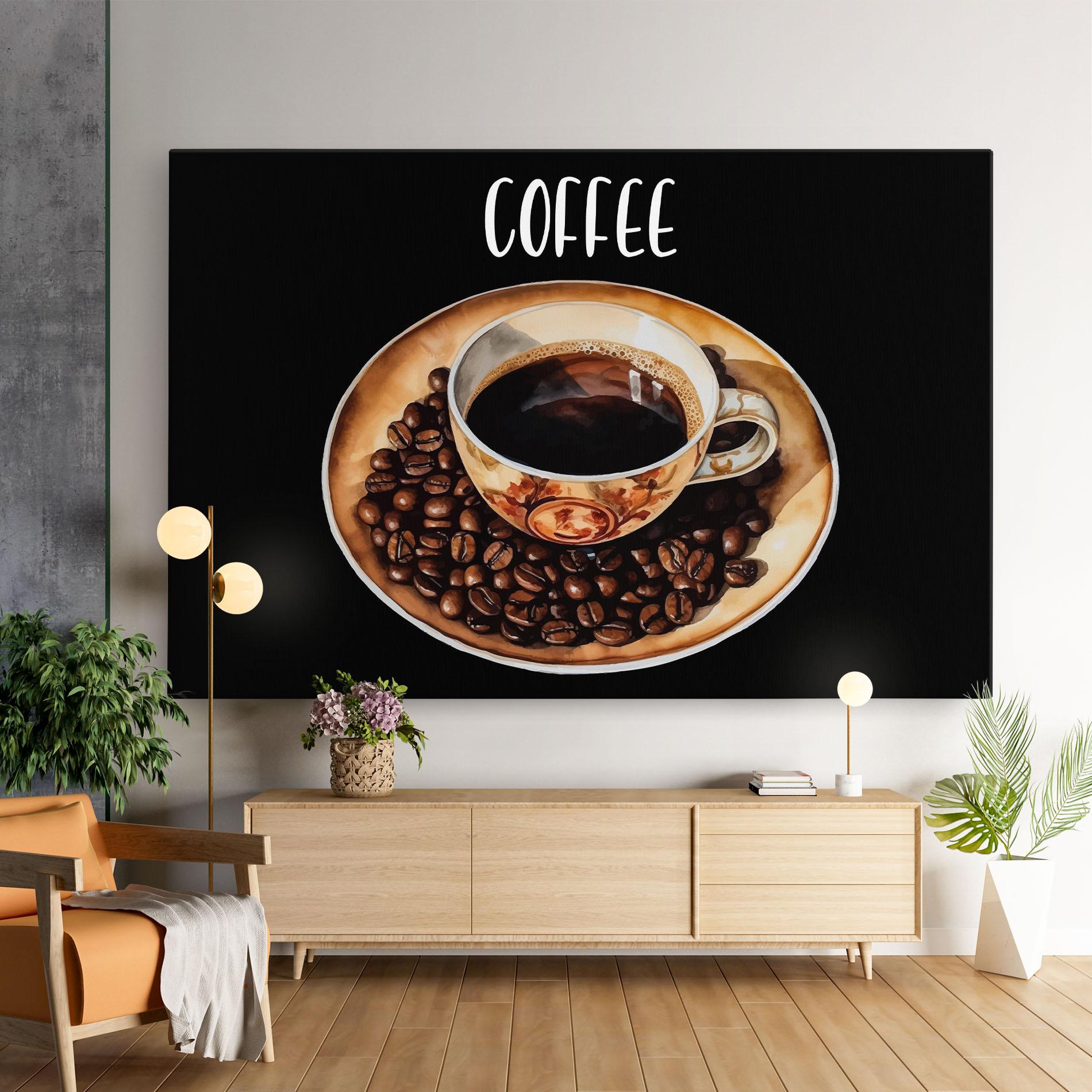 Vászonkép Coffe Art mockup 9