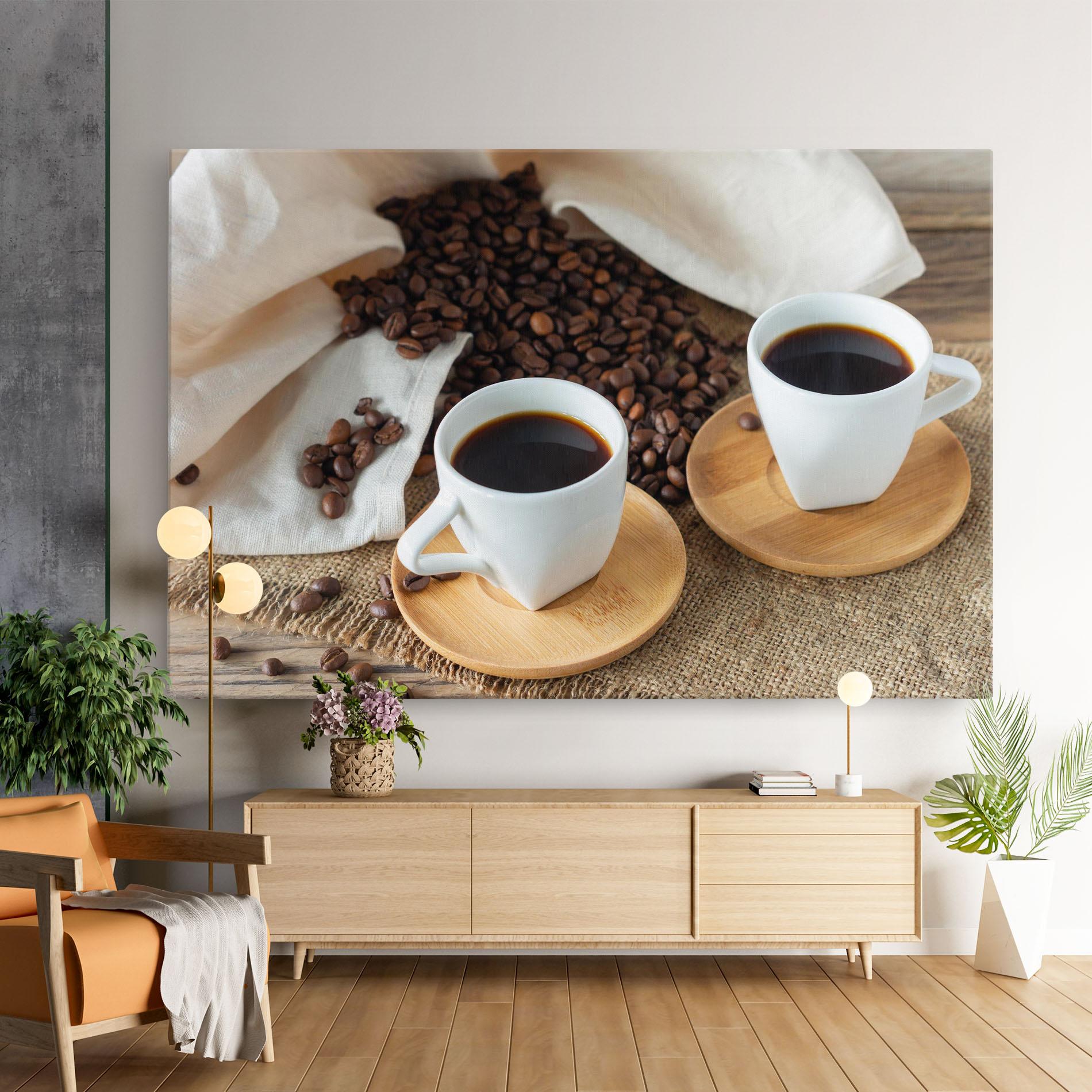 Vászonkép Fresh Espresso mockup 9