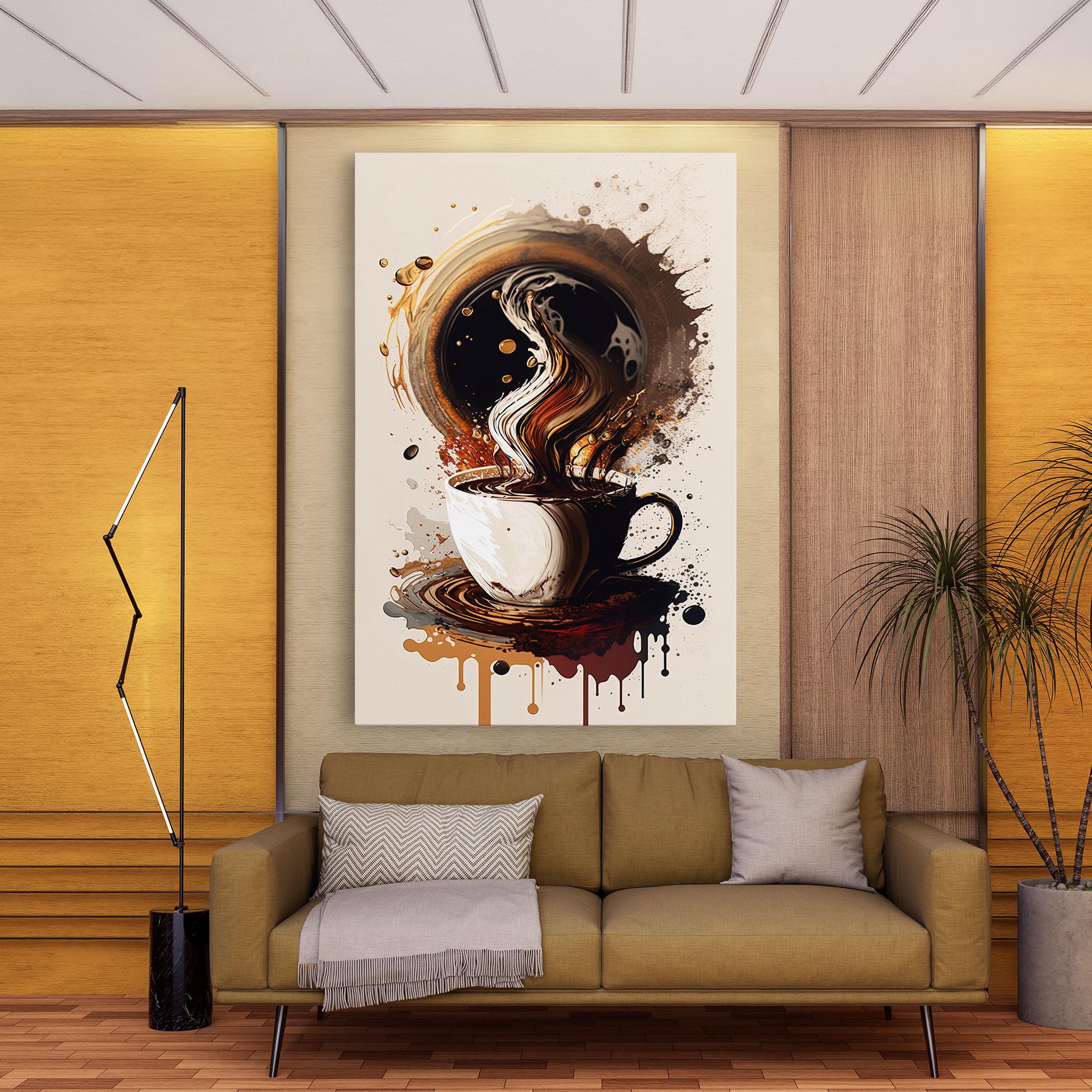 Vászonkép Coffee Art mockup 9
