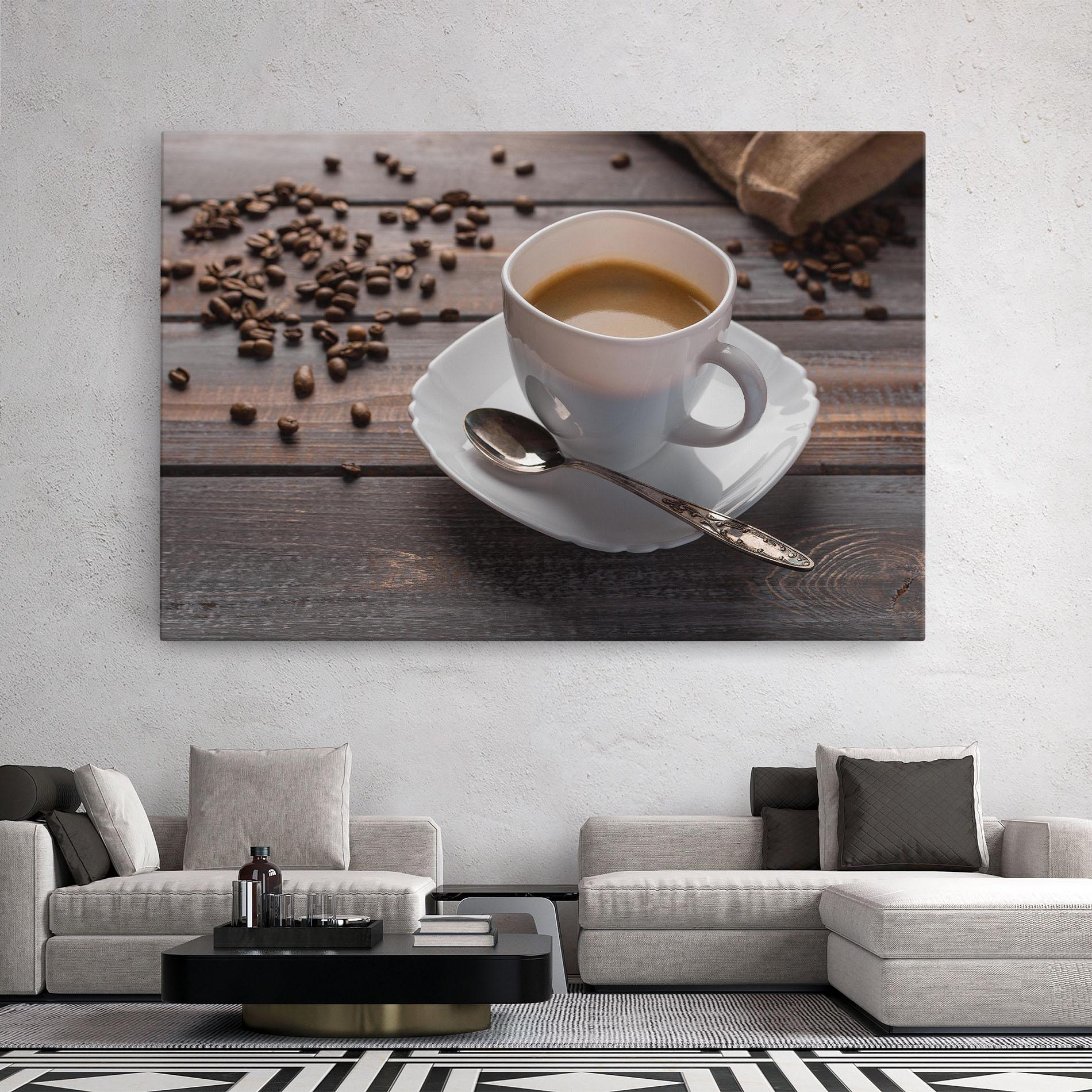 Vászonkép Aroma Coffee mockup 2