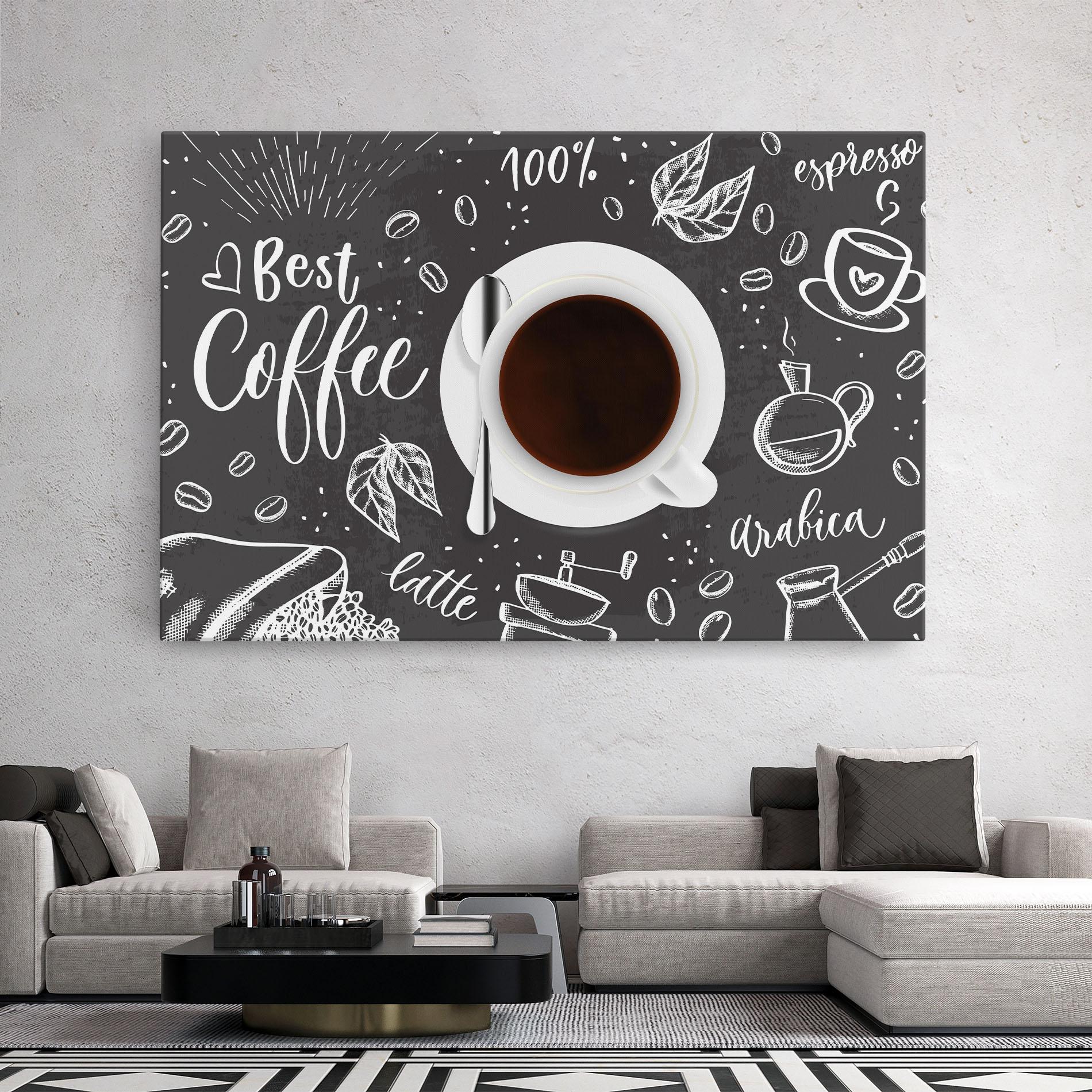 Vászonkép Best Coffee mockup 2