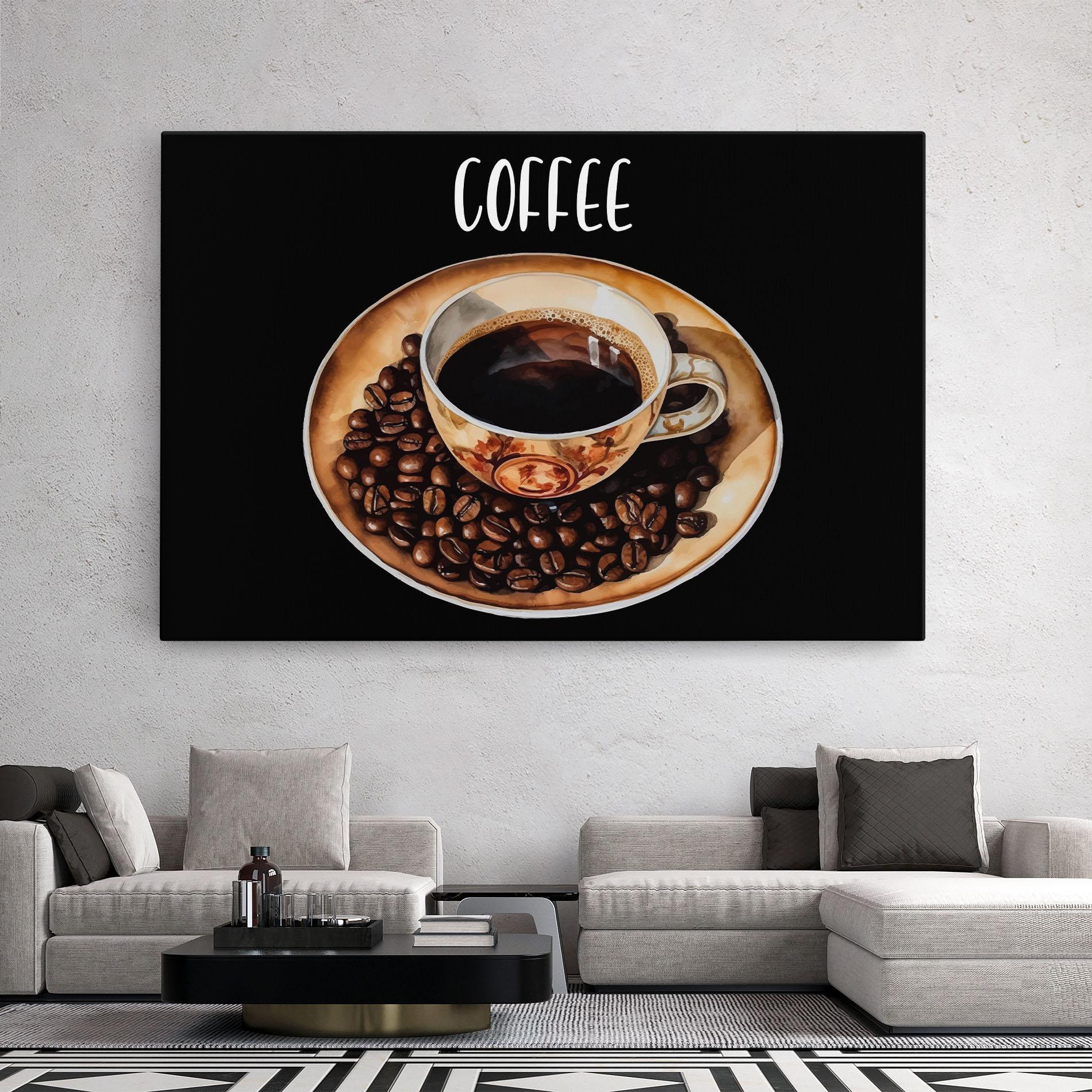 Vászonkép Coffe Art mockup 2