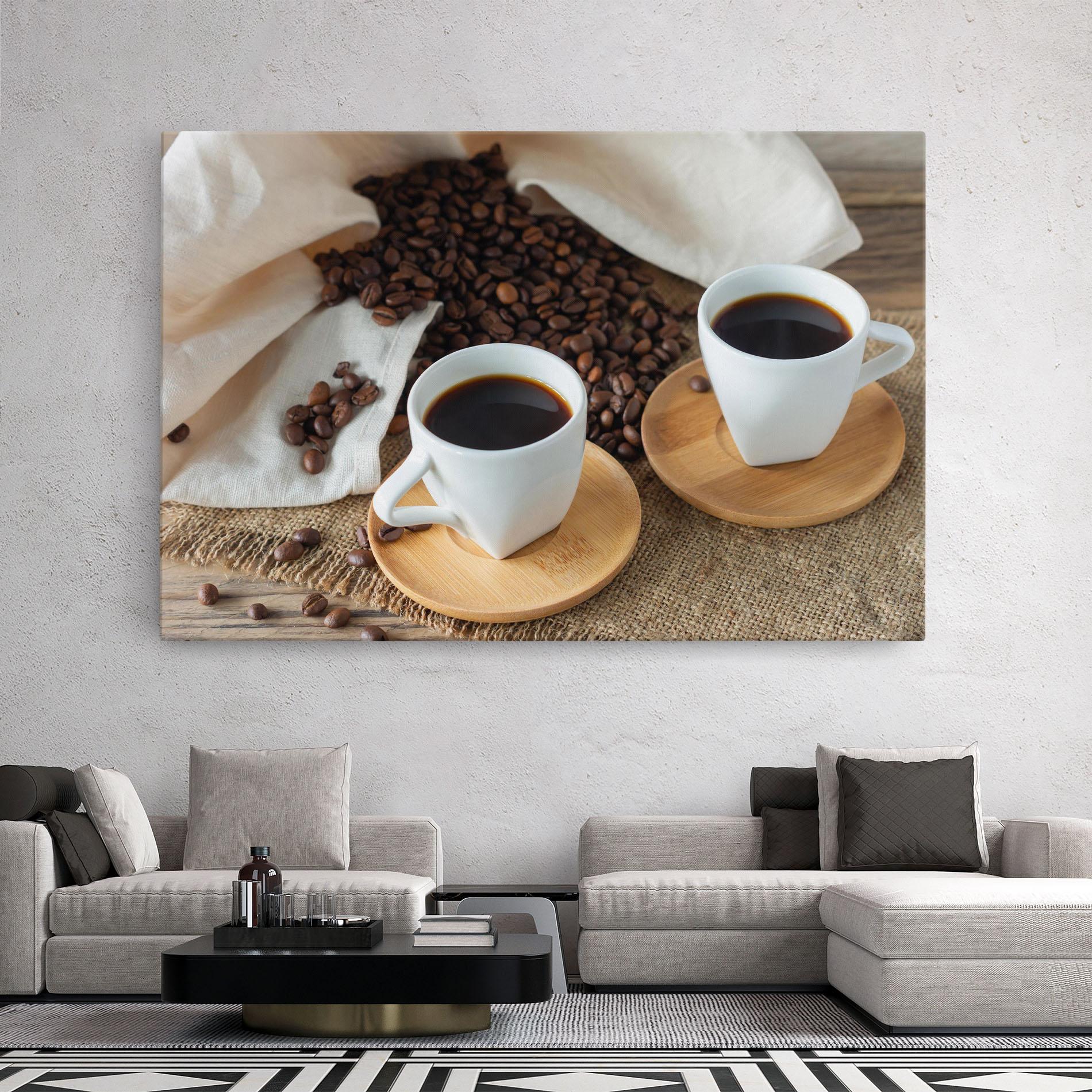 Vászonkép Fresh Espresso mockup 2