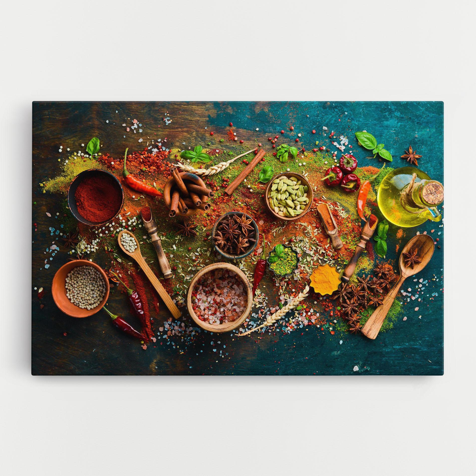 Vászonkép Seasonings Mix mockup 0