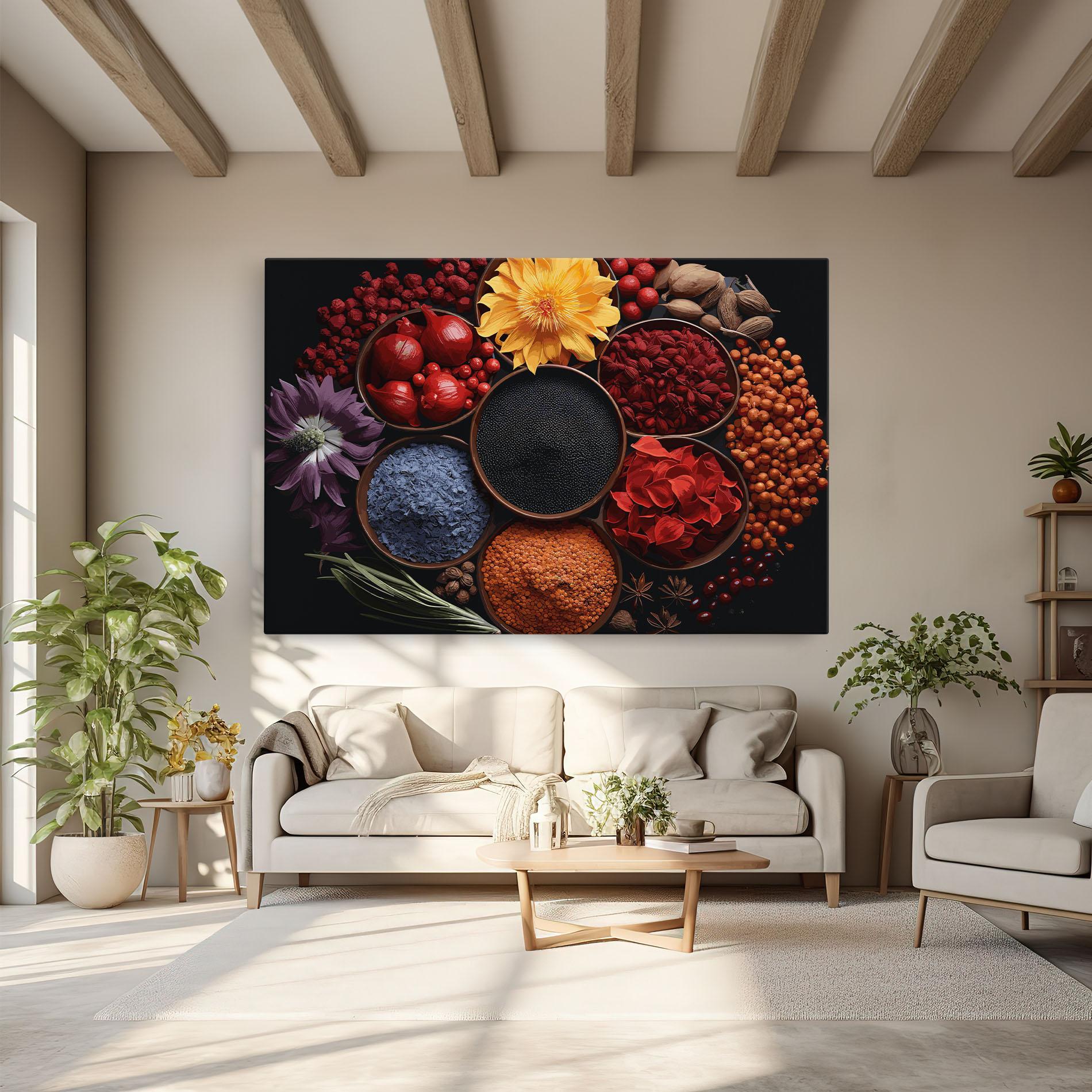 Vászonkép Autumn Color Spices mockup 6