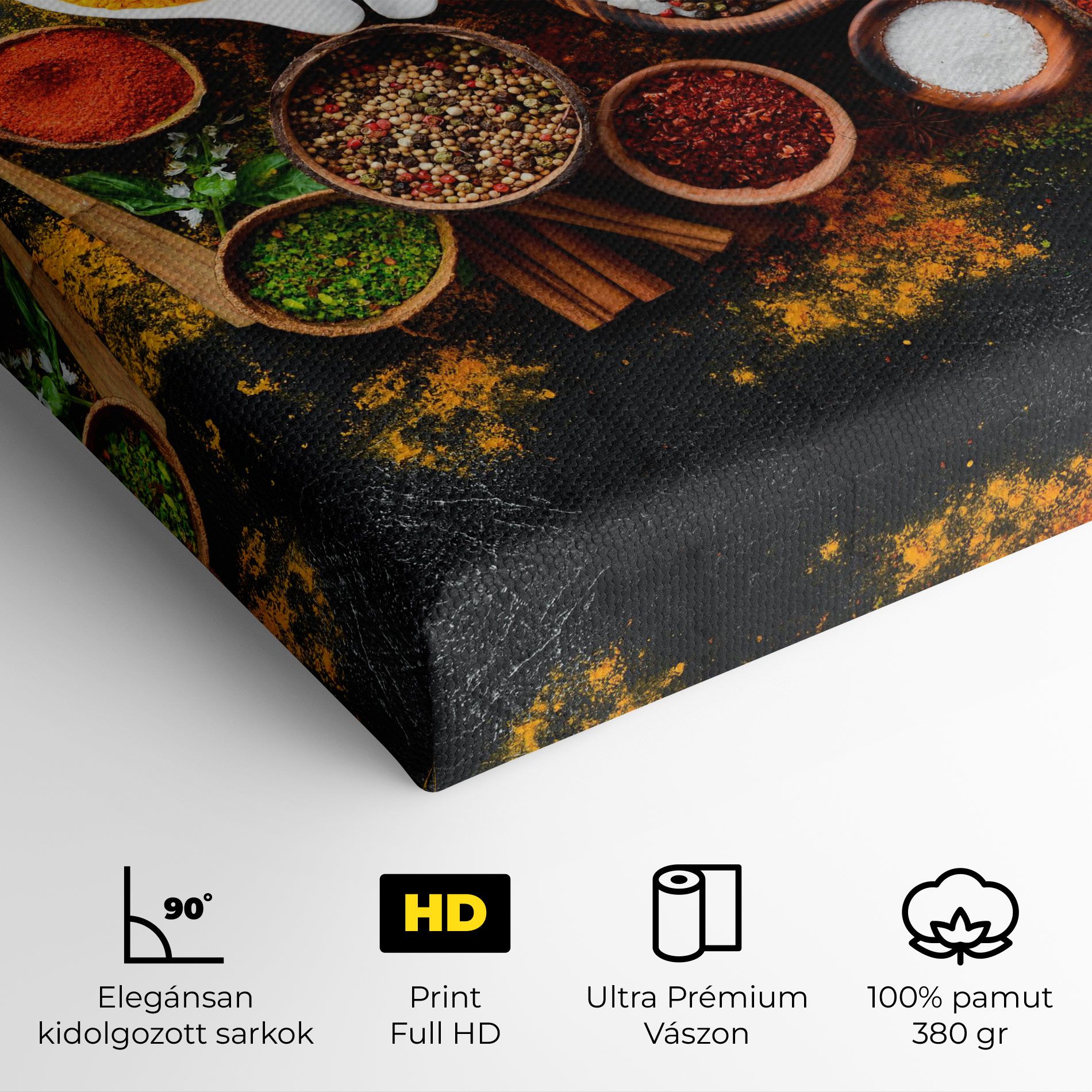 Colorful Herbs Spices mockup 4