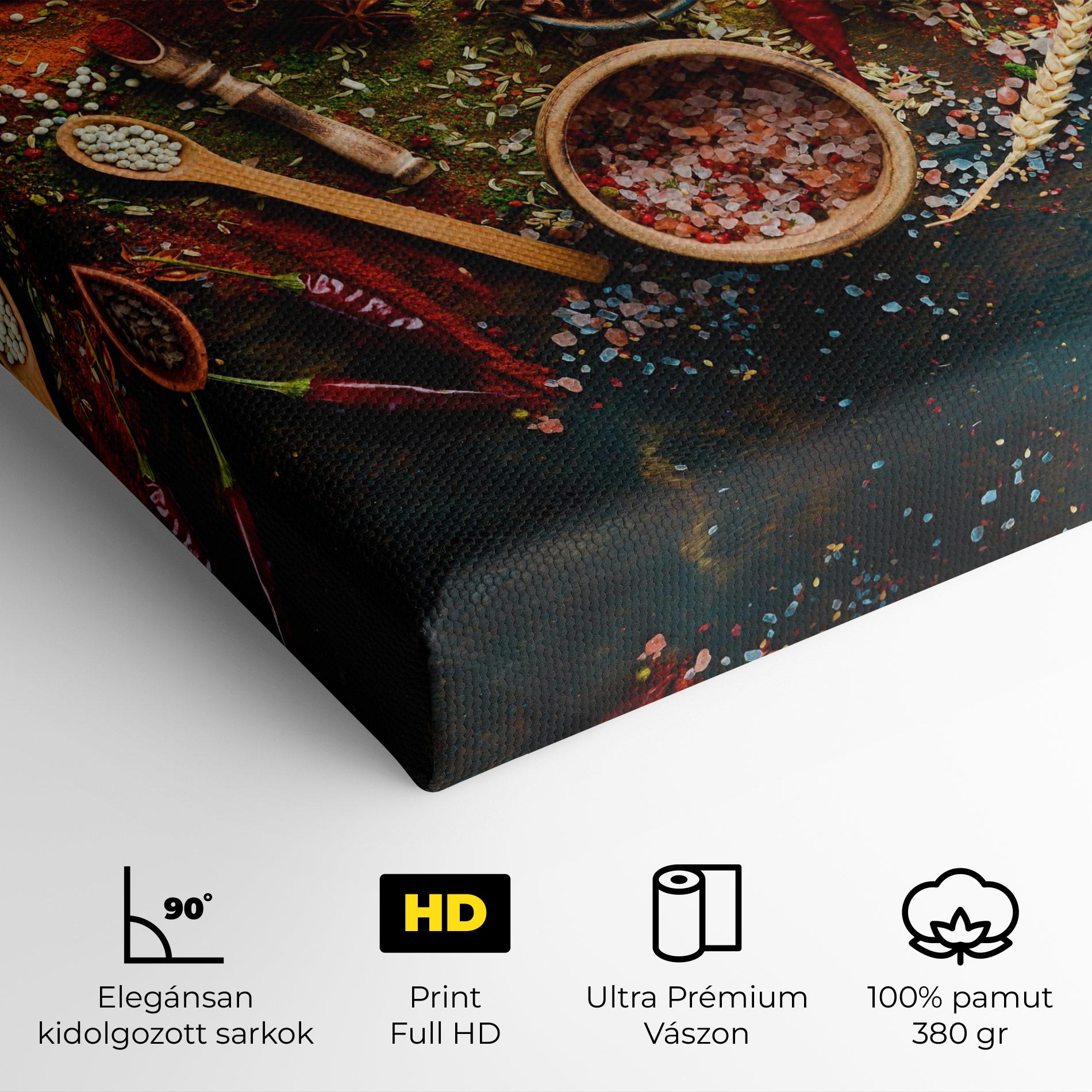 Vászonkép Seasonings Mix mockup 4