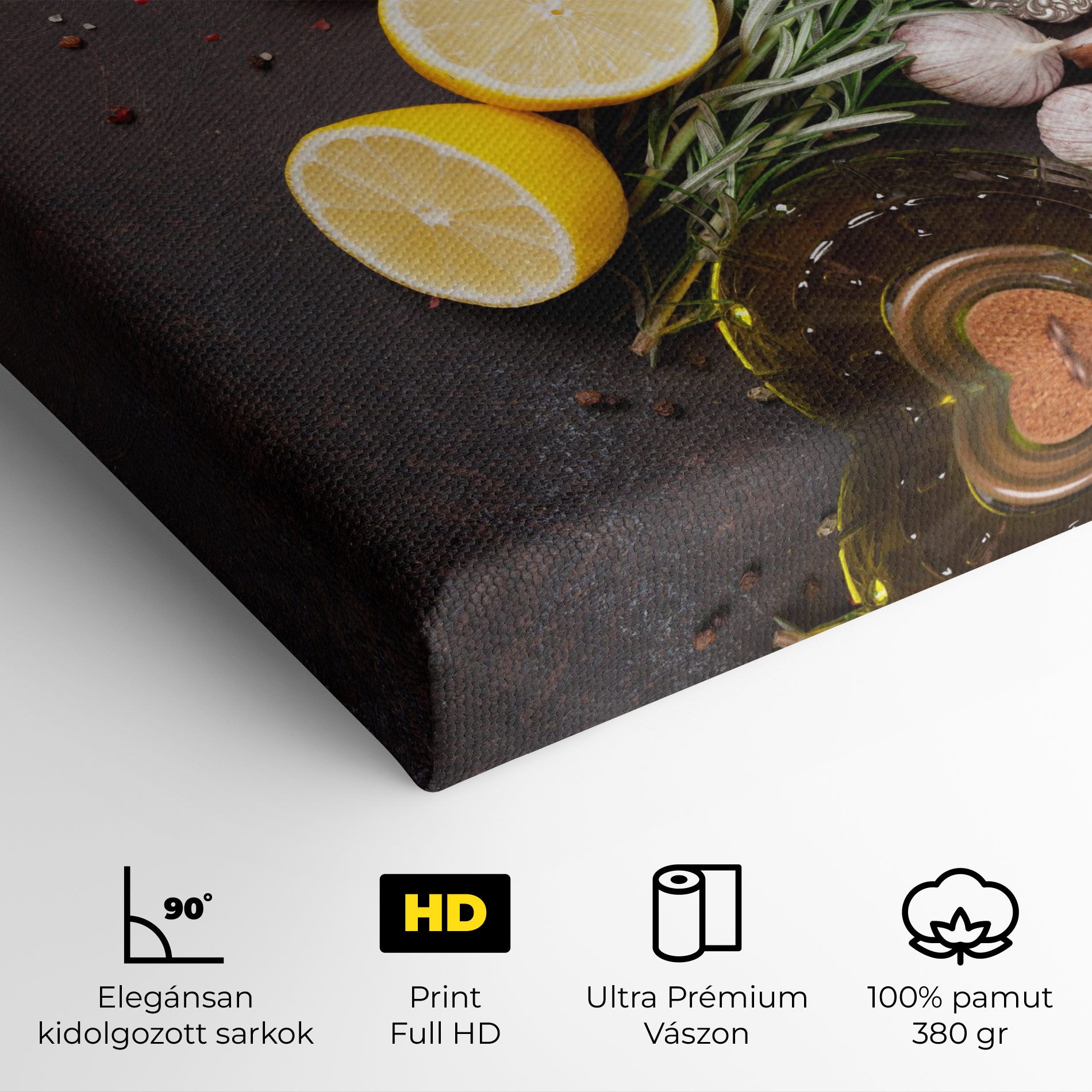 Spices On Stone Table mockup 4