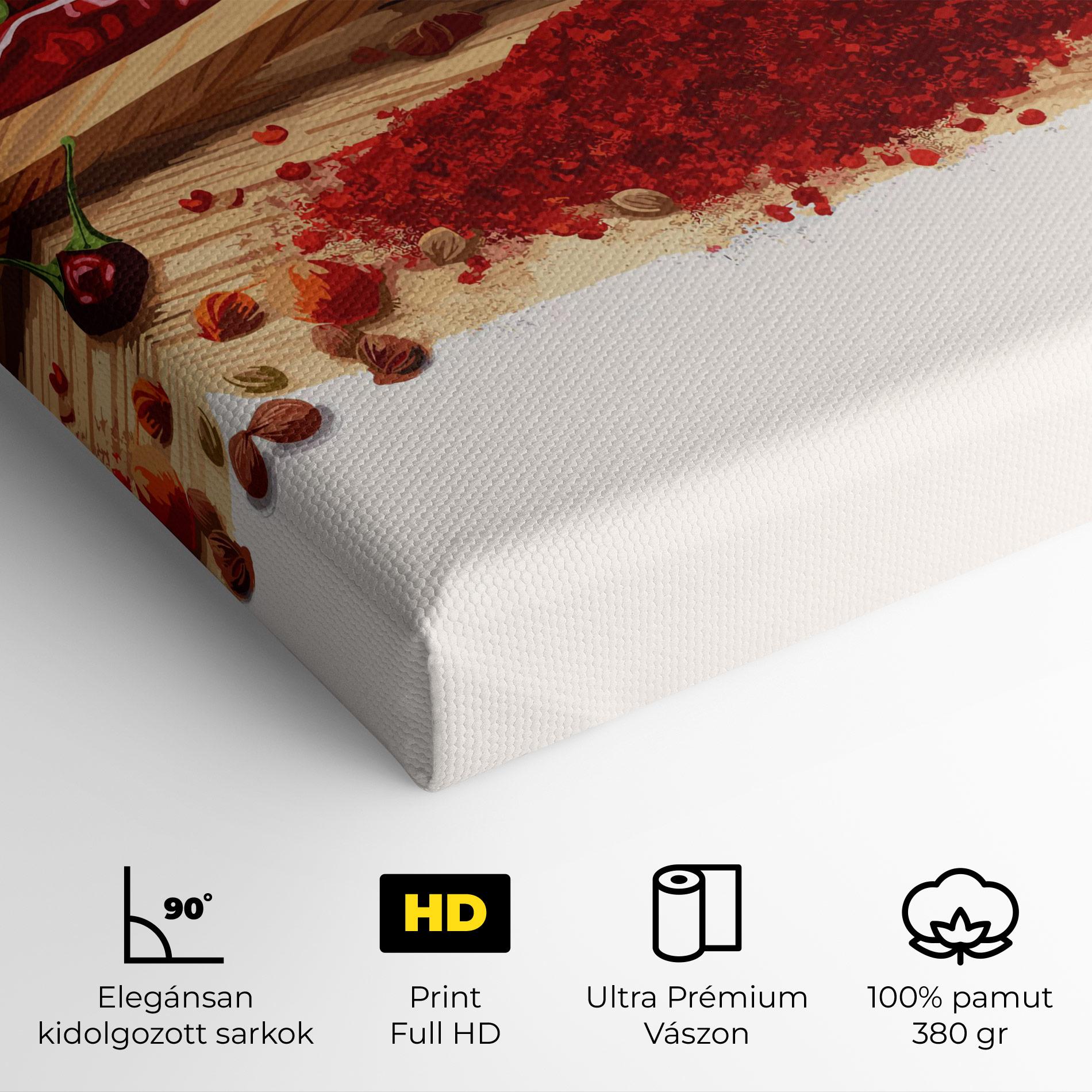 Vászonkép Spoon Of Papper mockup 4