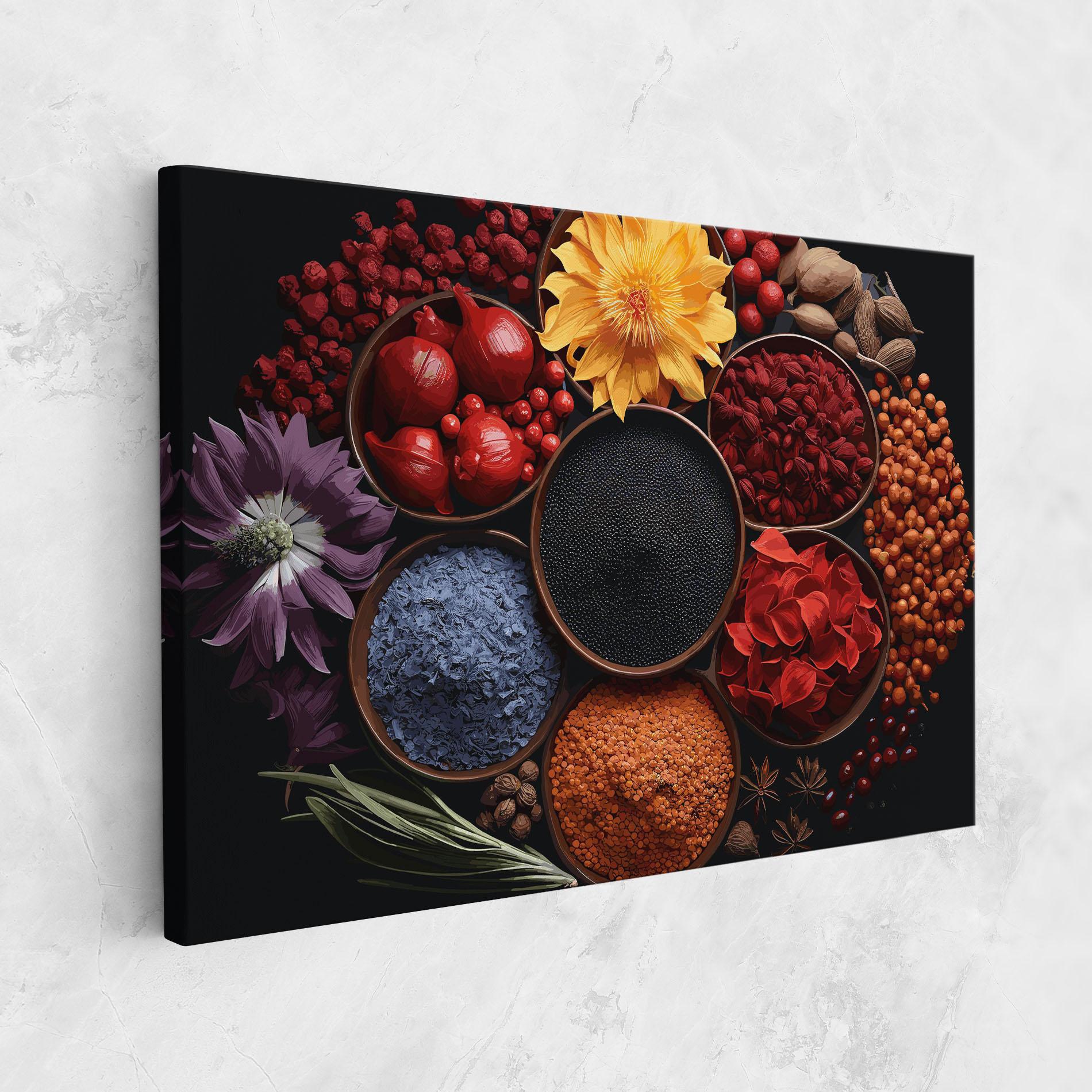 Vászonkép Autumn Color Spices mockup 1