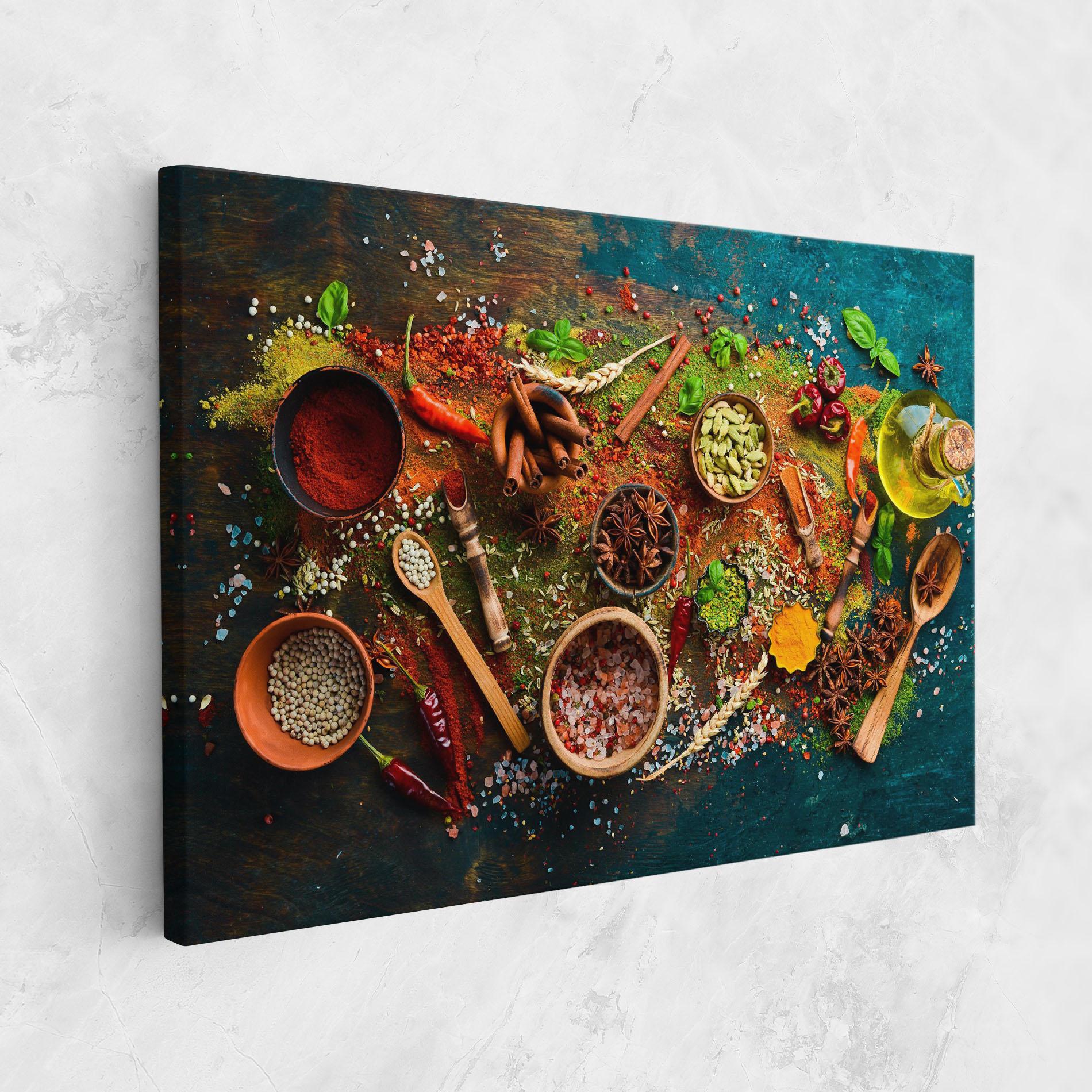Vászonkép Seasonings Mix mockup 1