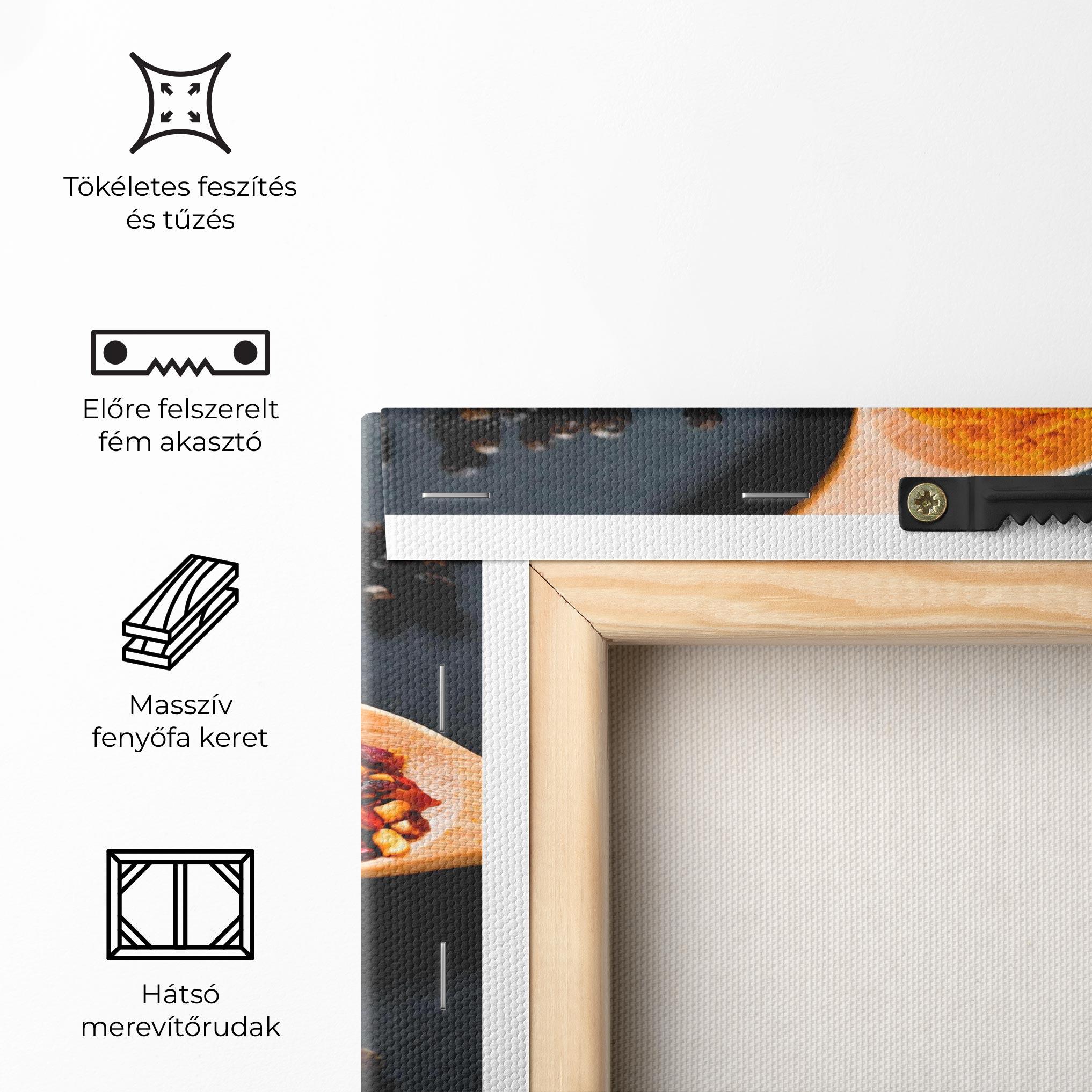 Vászonkép 3 Seasonings Spoons mockup 5