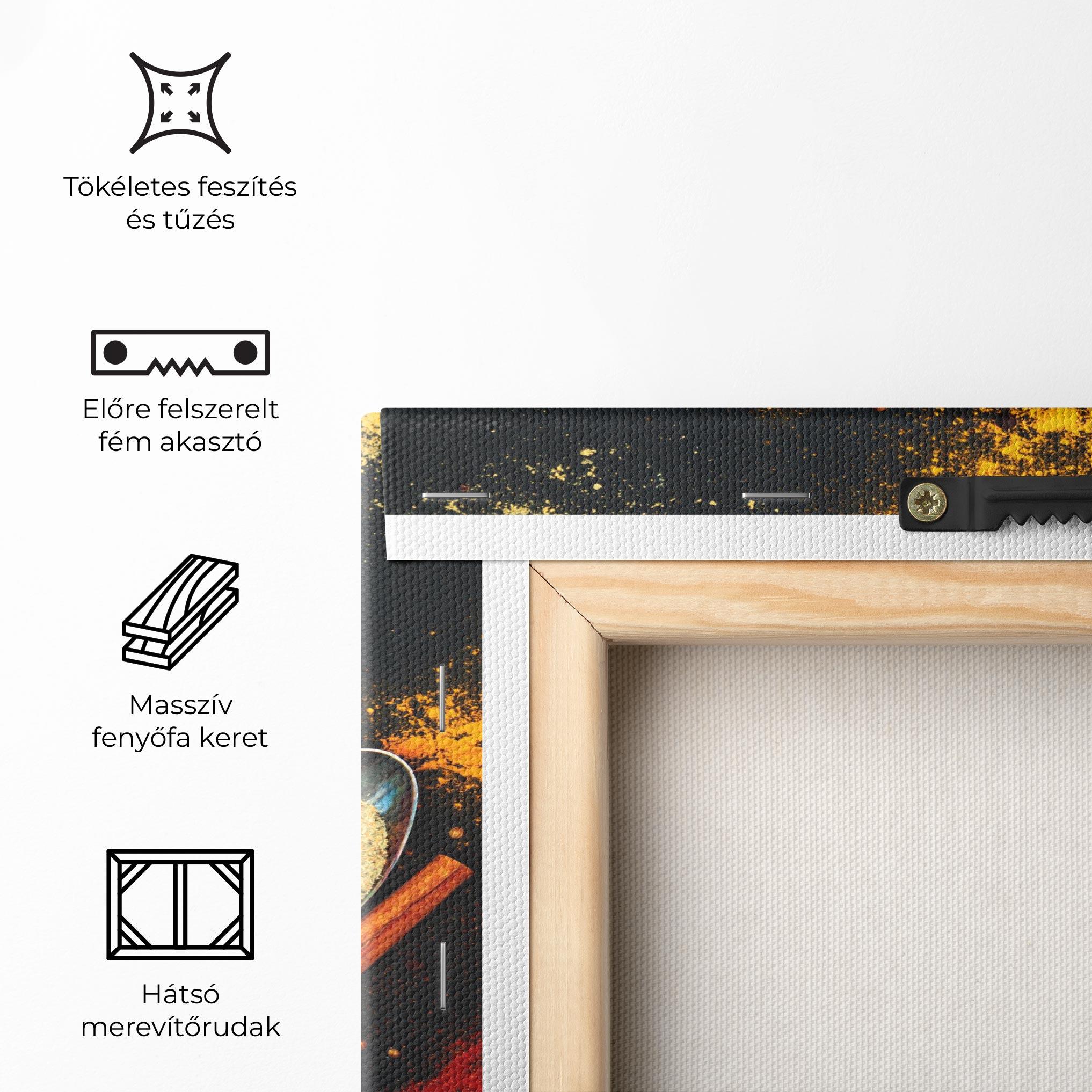 Vászonkép Cooking Spices Spoons mockup 5