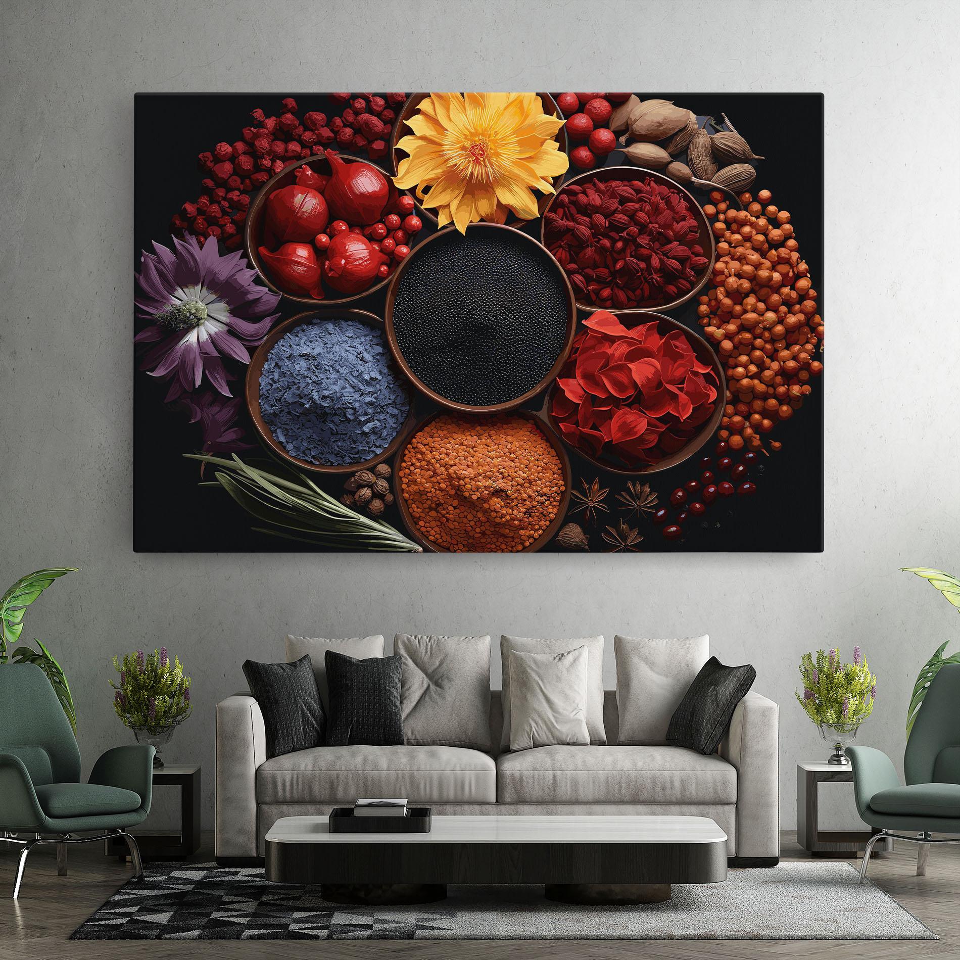 Vászonkép Autumn Color Spices mockup 7