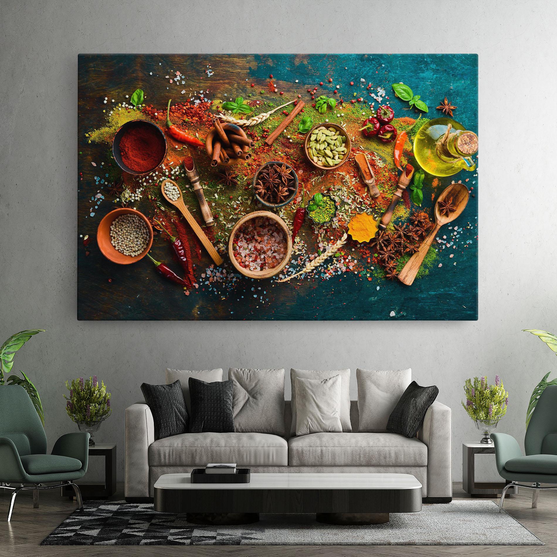 Vászonkép Seasonings Mix mockup 7