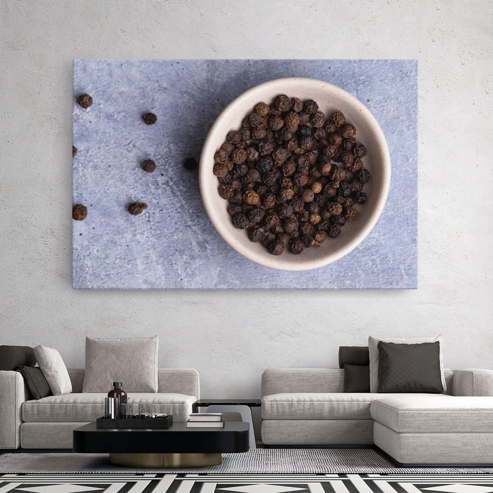Vászonkép Black Pepper mockup 2