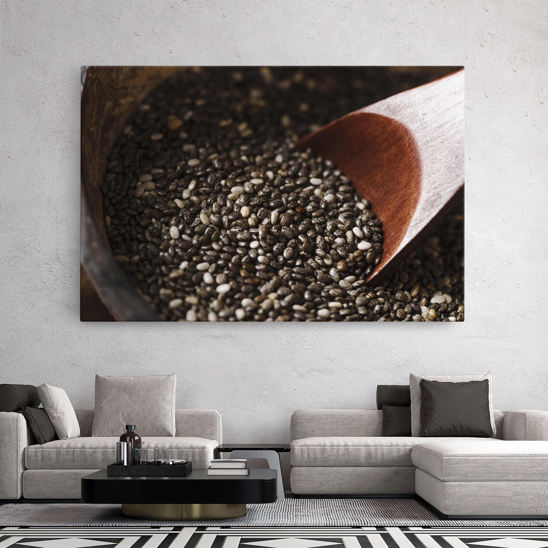 Vászonkép Organic Seeds mockup 2