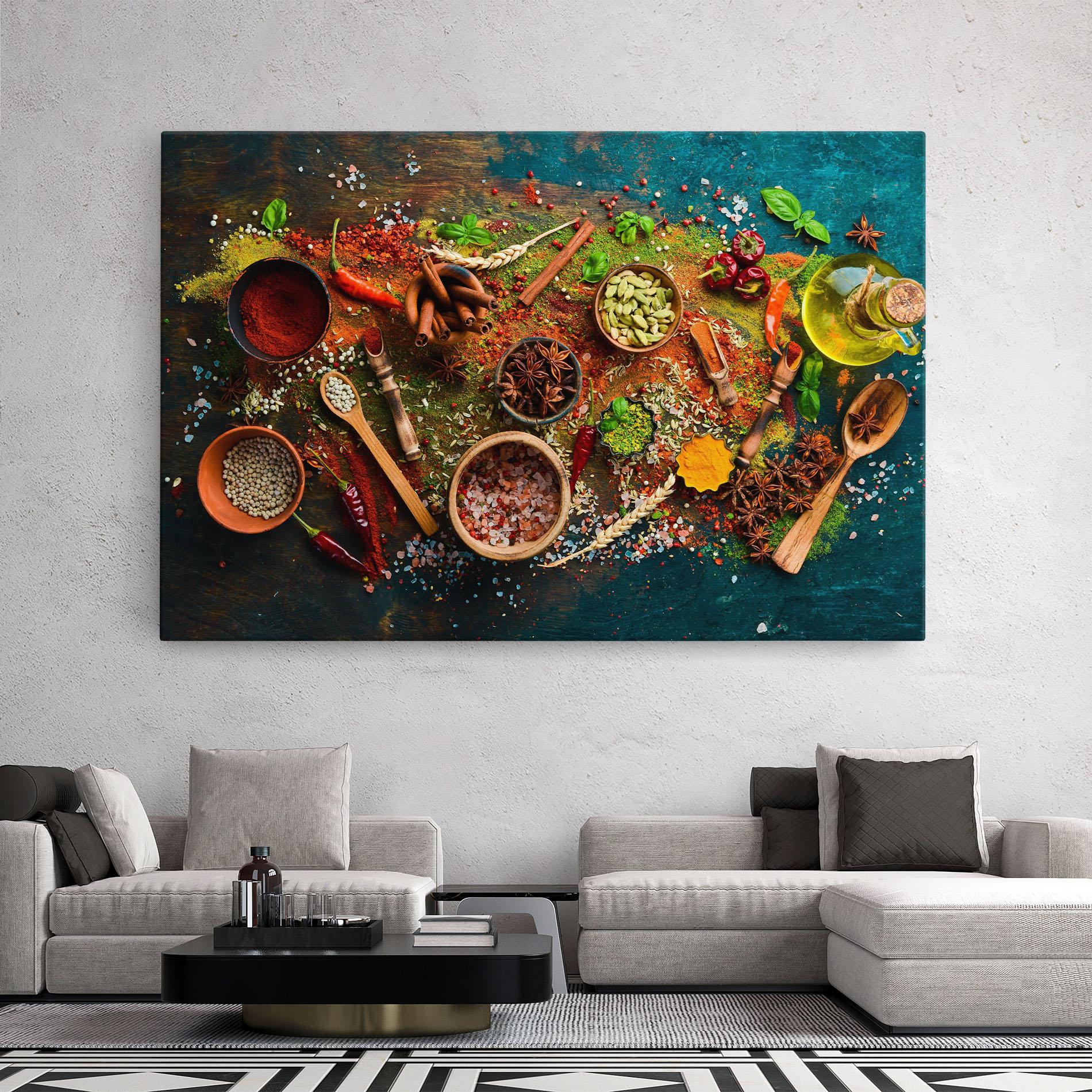Vászonkép Seasonings Mix mockup 2