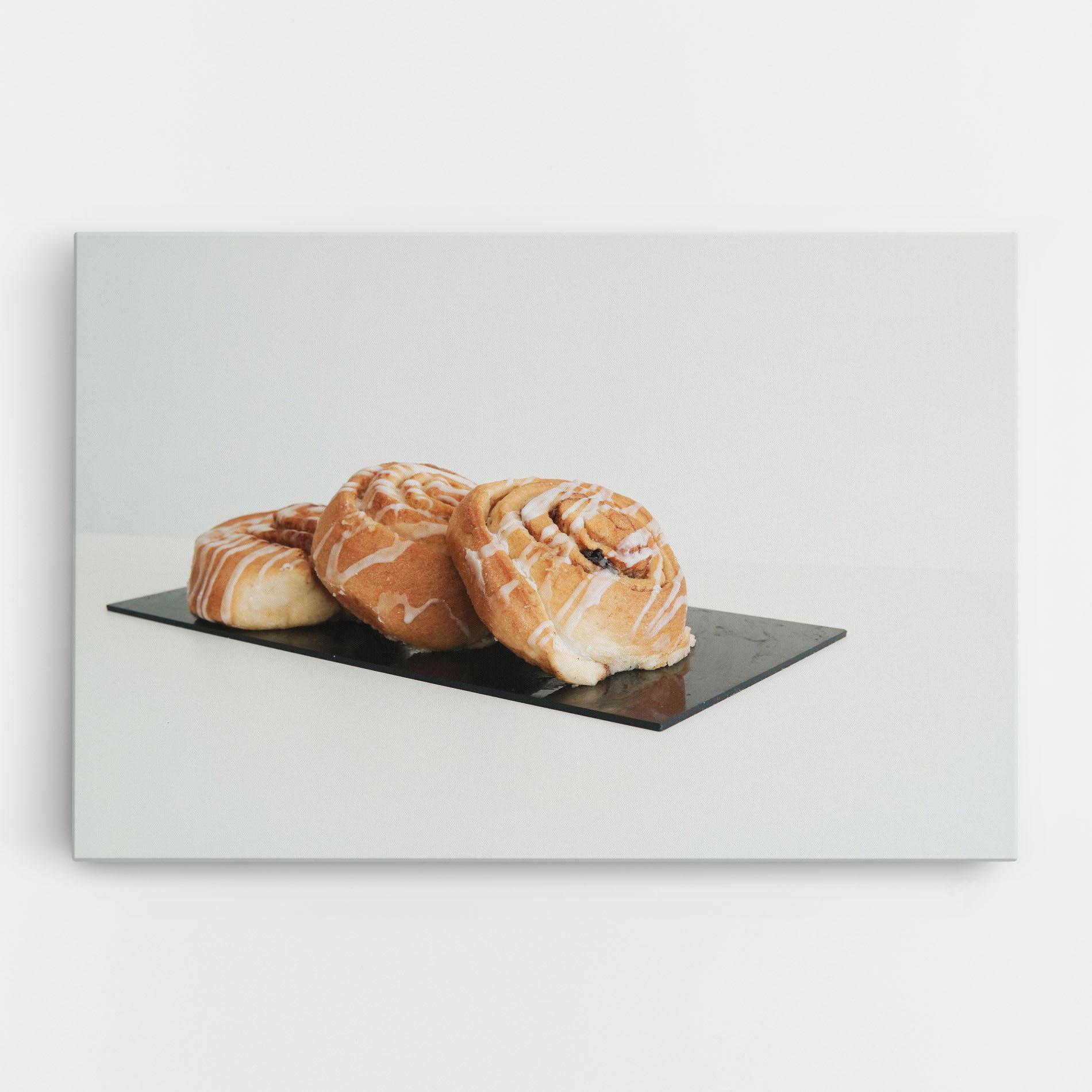 Vászonkép Cinnamon Rolls mockup 0