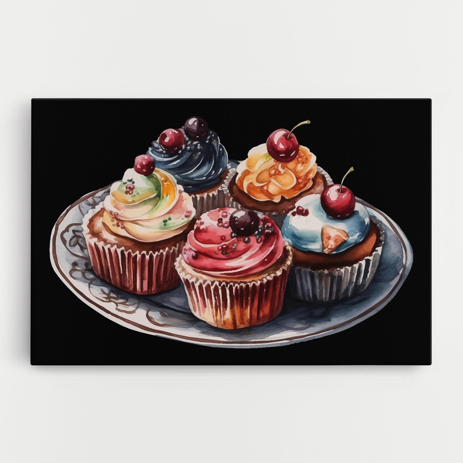 Vászonkép Colorful Muffins mockup 0