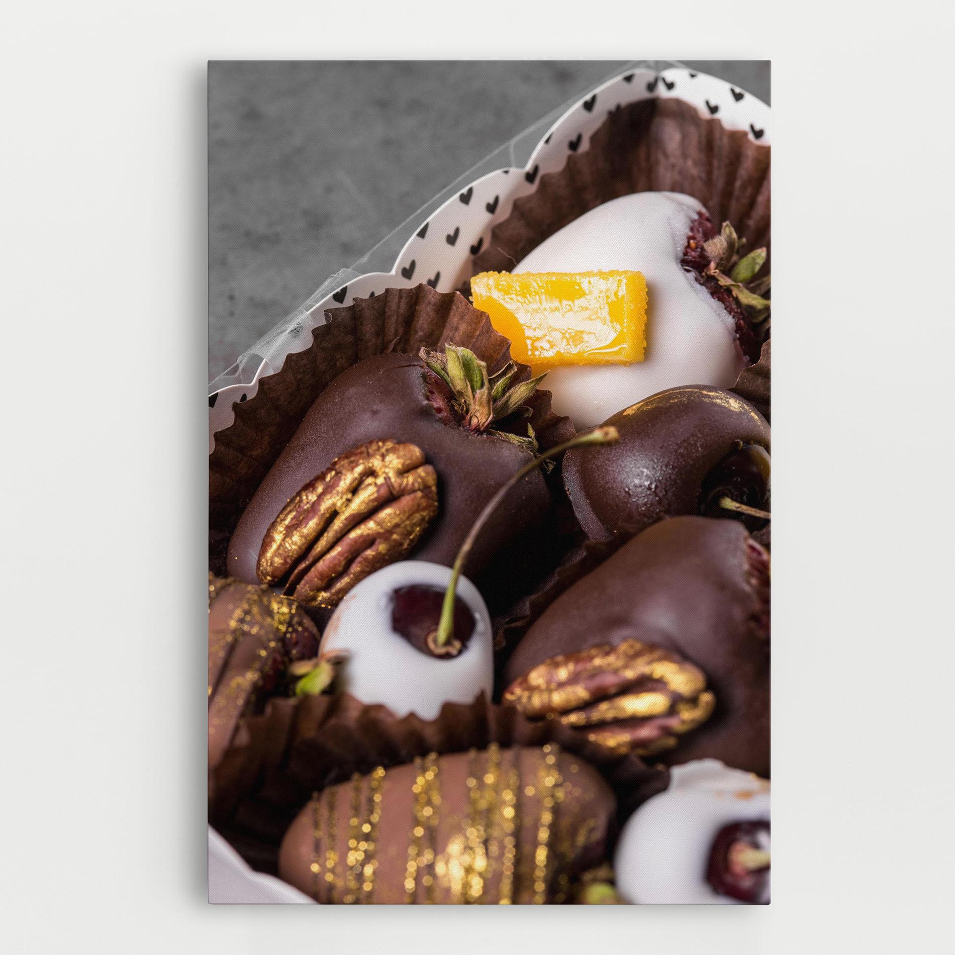Vászonkép Chocolate Covered mockup 0
