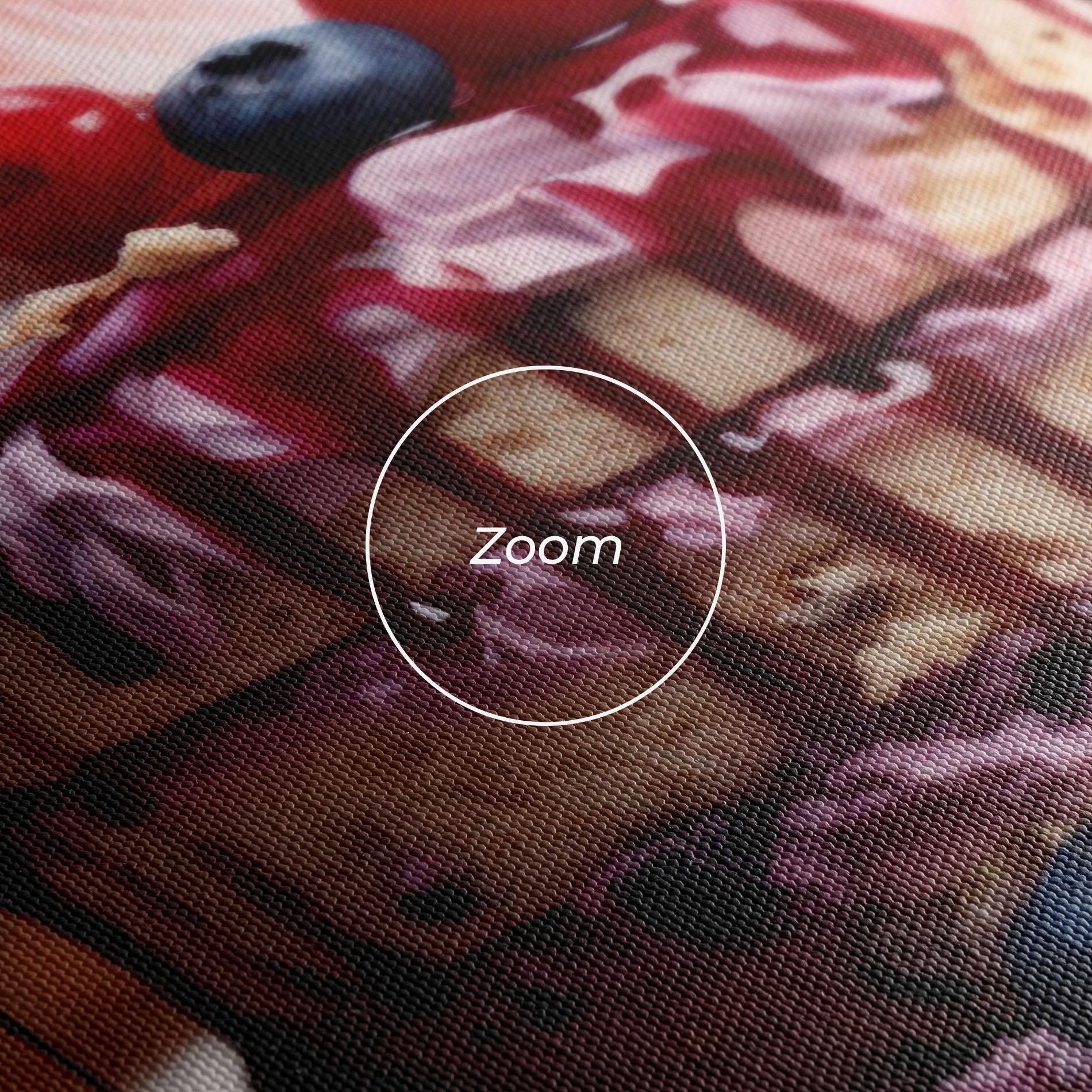 Vászonkép Berries Dessert mockup 3