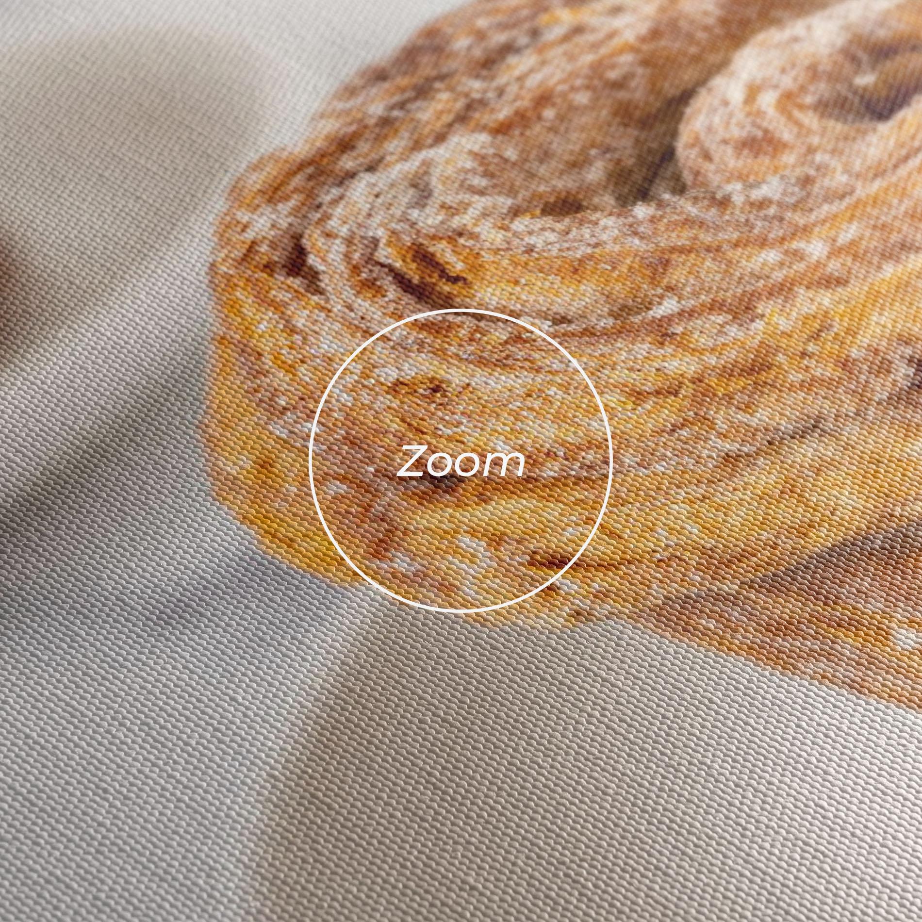 Vászonkép Cinnamon Roll mockup 3
