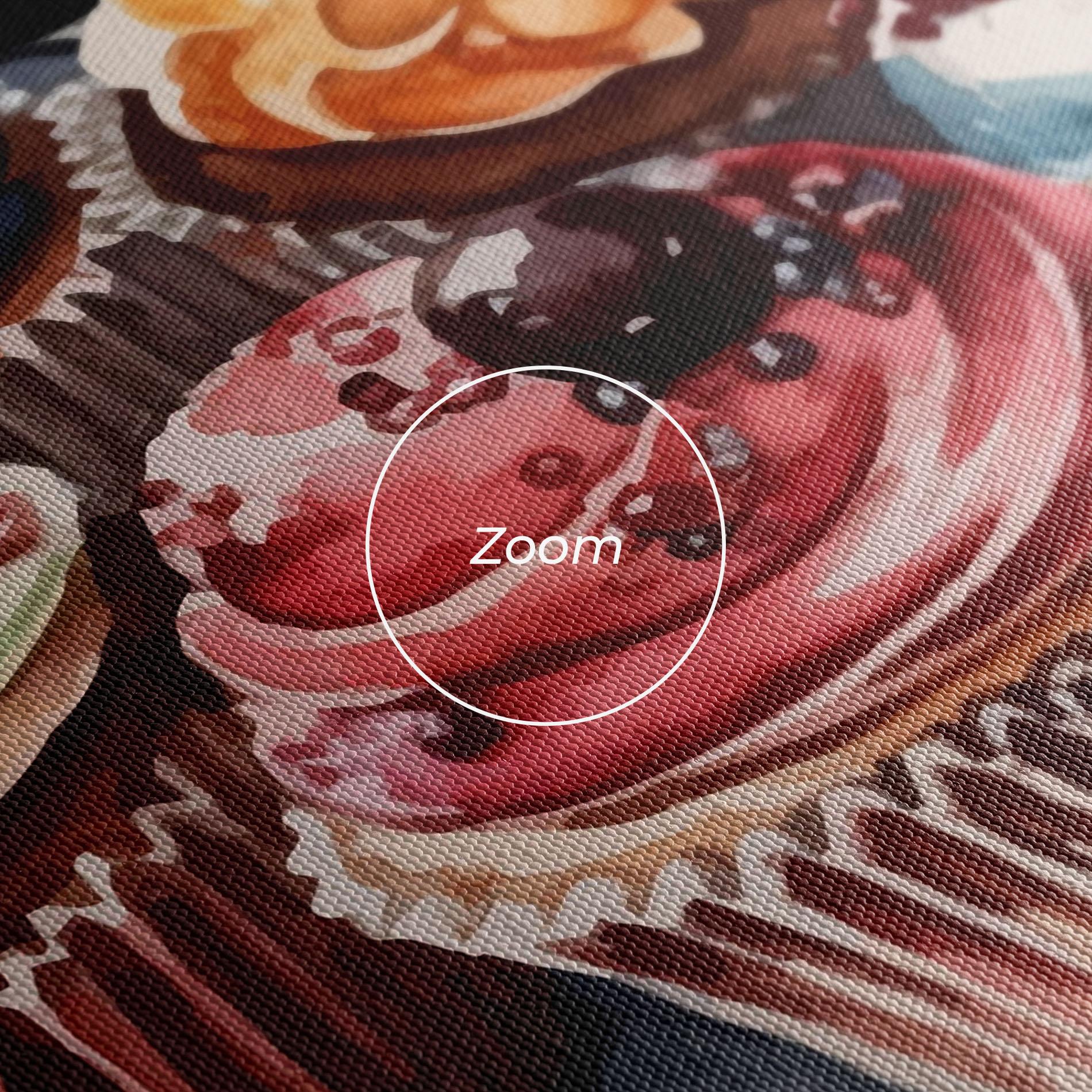 Vászonkép Colorful Muffins mockup 3