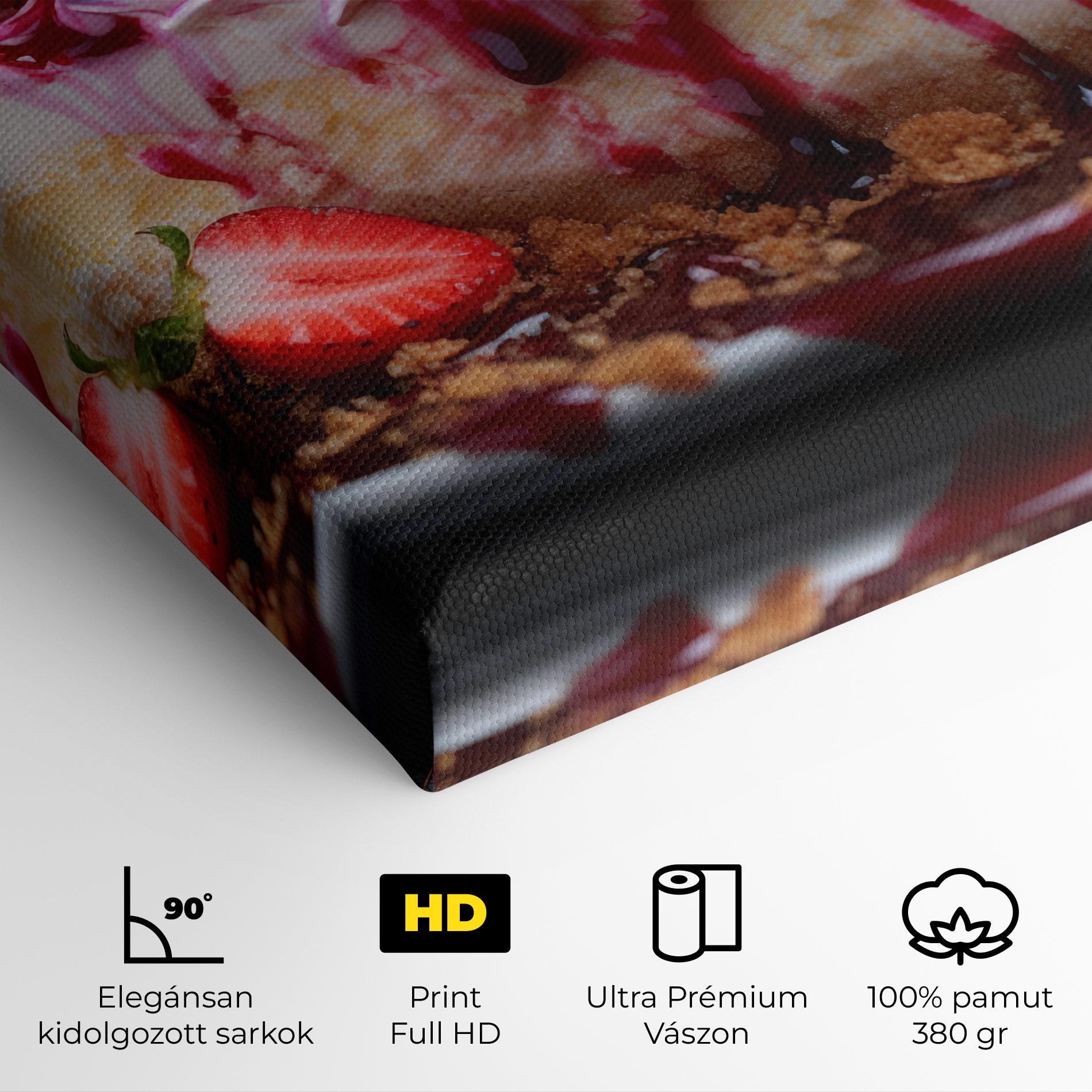 Vászonkép Cheesecake Berries mockup 4