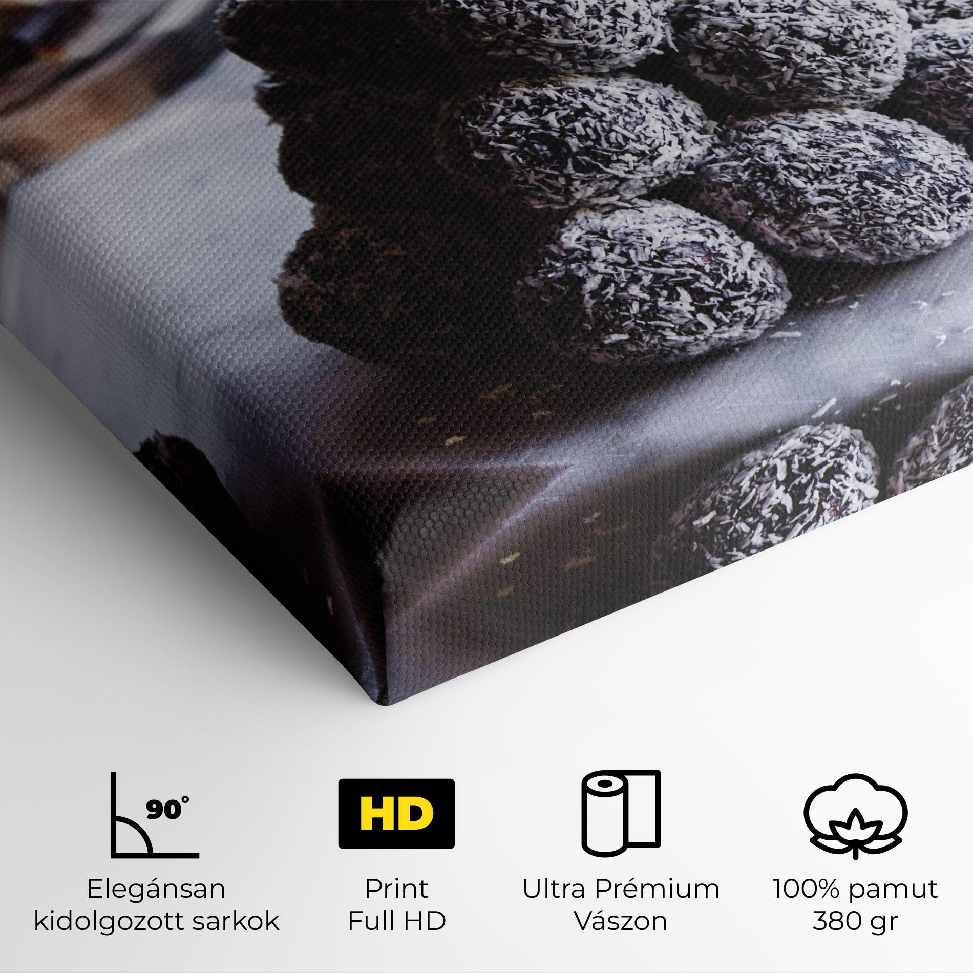 Vászonkép Chocolate Balls mockup 4