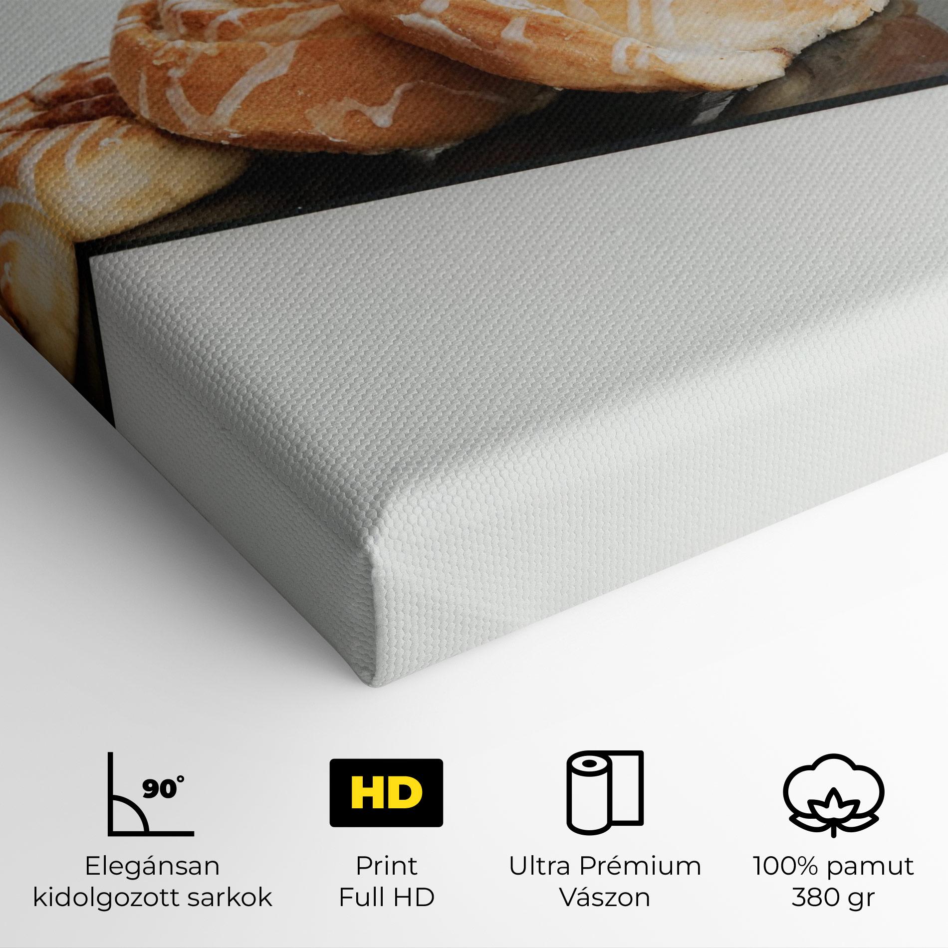 Vászonkép Cinnamon Rolls mockup 4