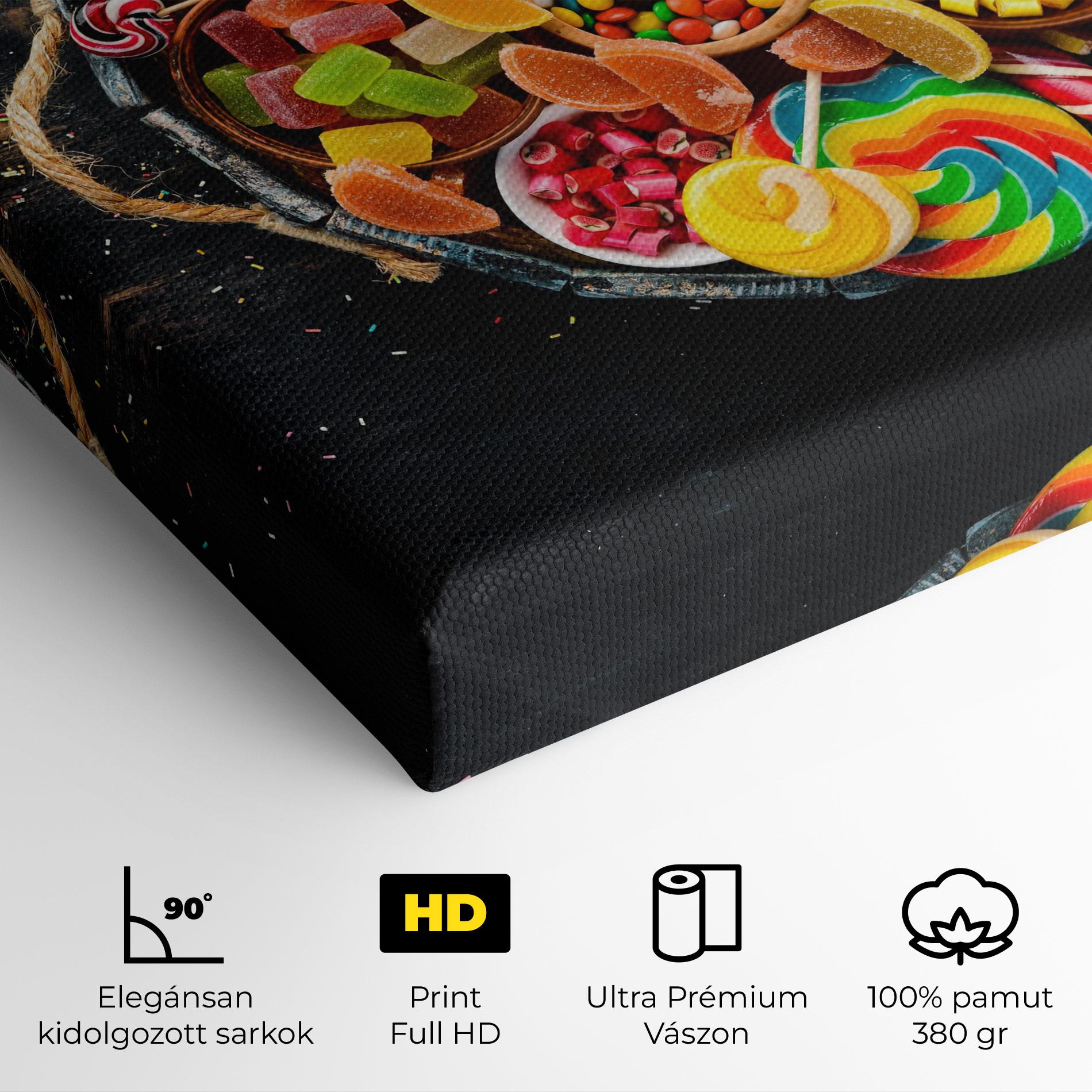 Vászonkép Colorful Sweets mockup 4