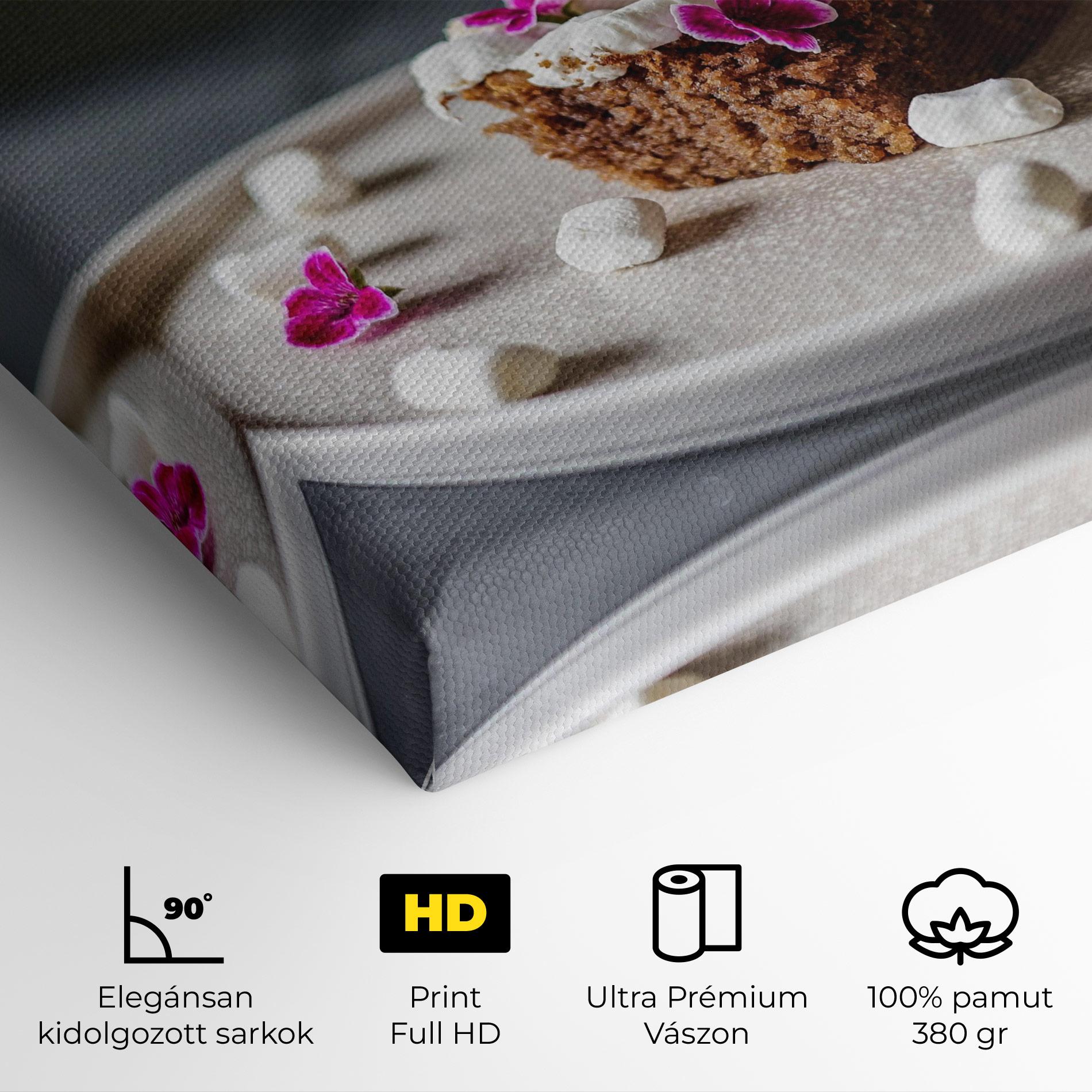 Vászonkép Marshmallow Cake mockup 4