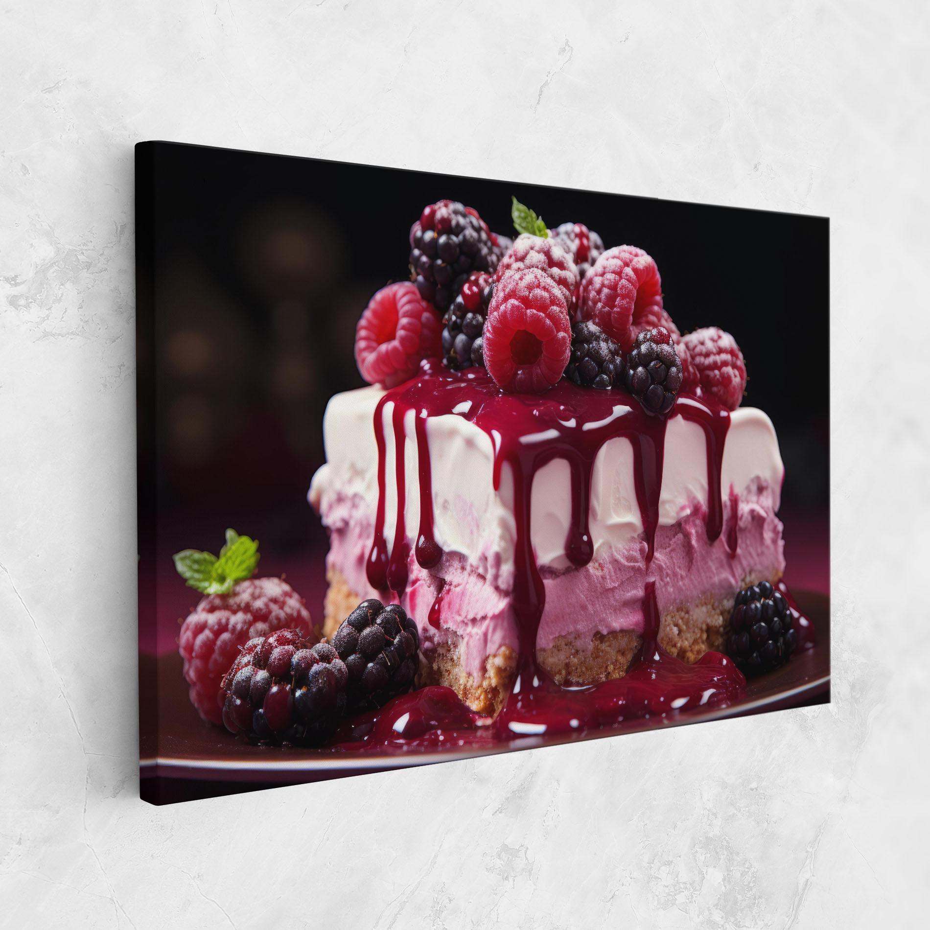 Vászonkép Berries Cream mockup 1