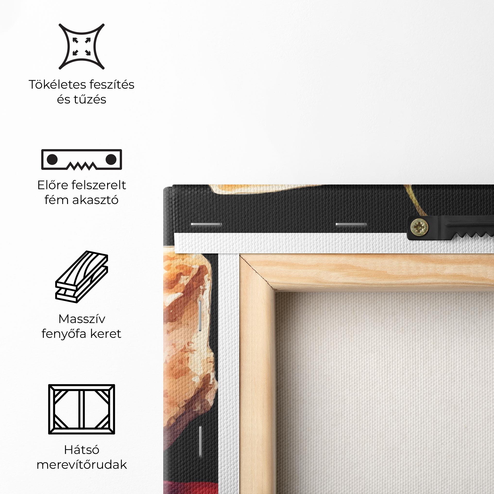 Vászonkép Berries Pie mockup 5