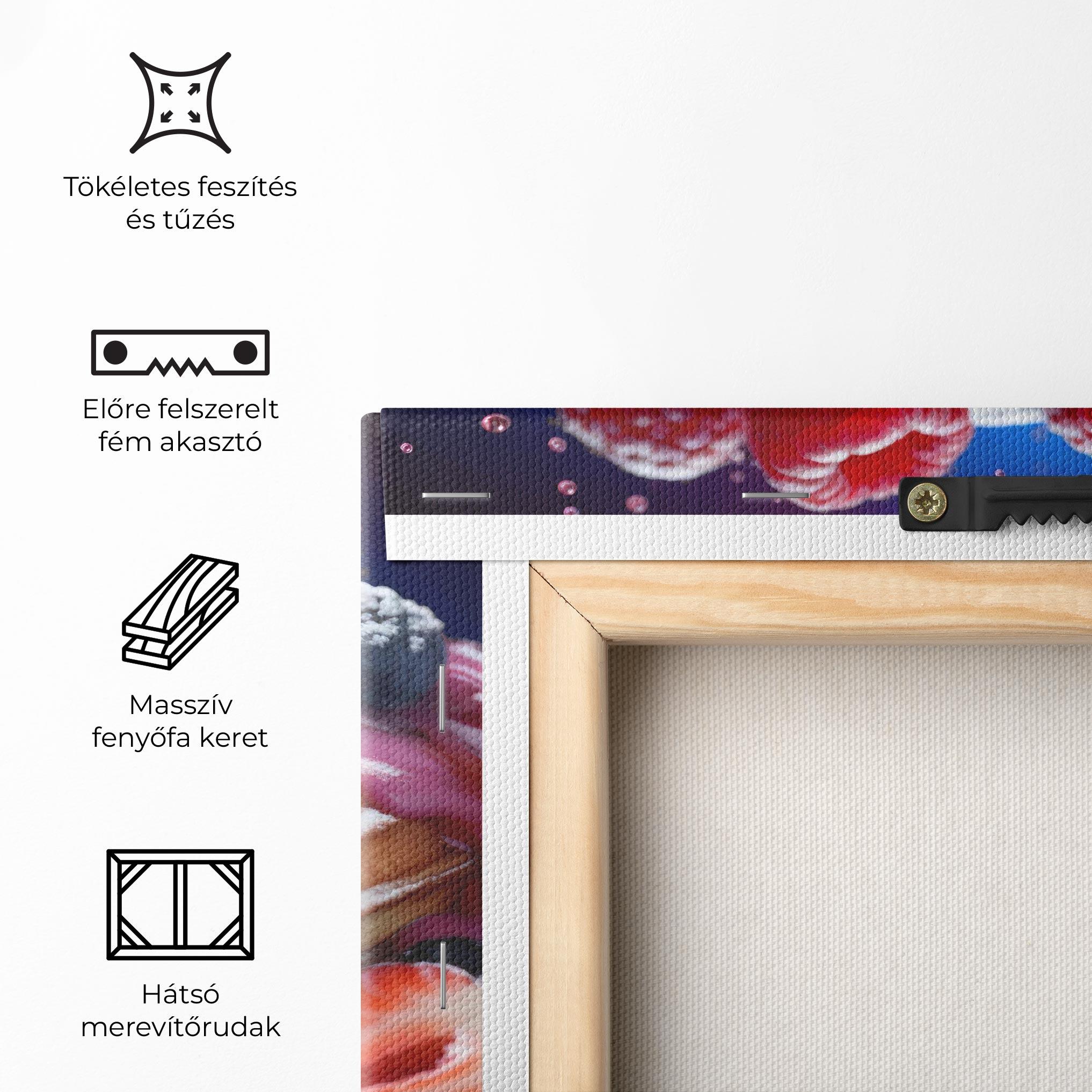 Vászonkép Berries Waffles mockup 5