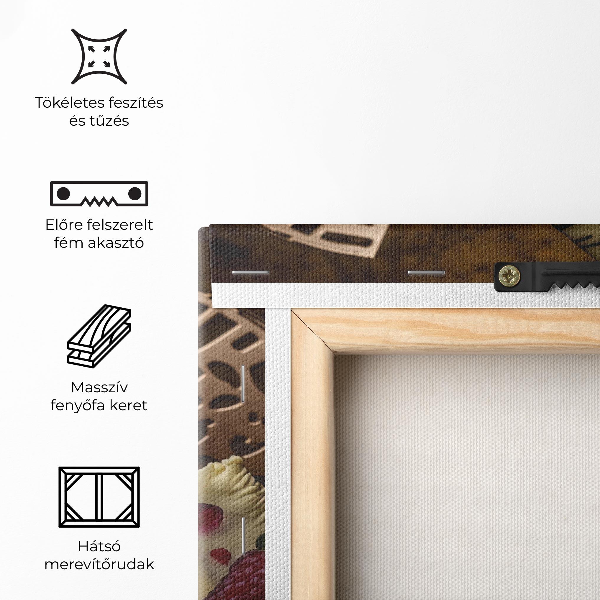 Vászonkép Cheesecake Chocolate mockup 5