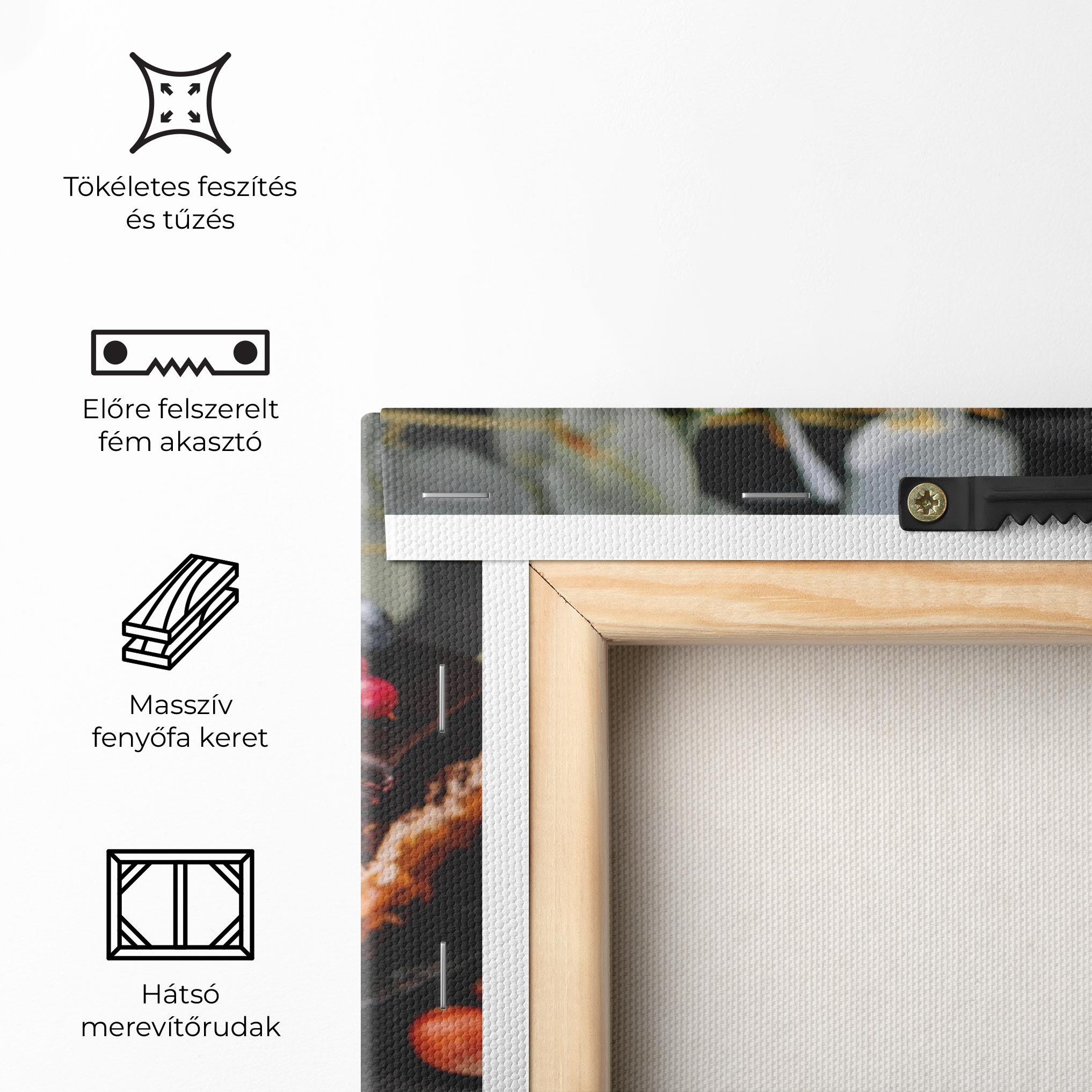 Vászonkép Chocolate Berries Cake mockup 5