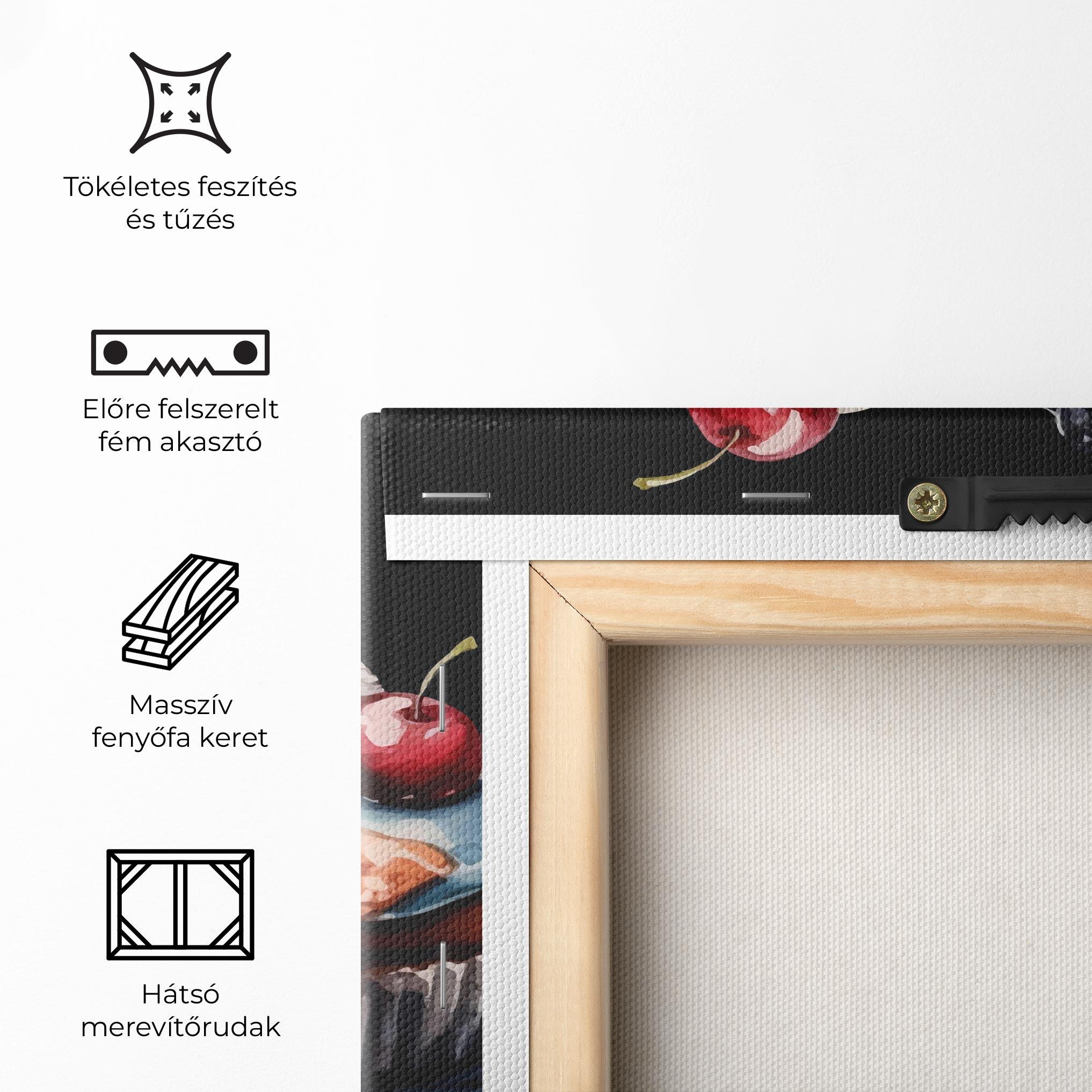 Vászonkép Colorful Muffins mockup 5