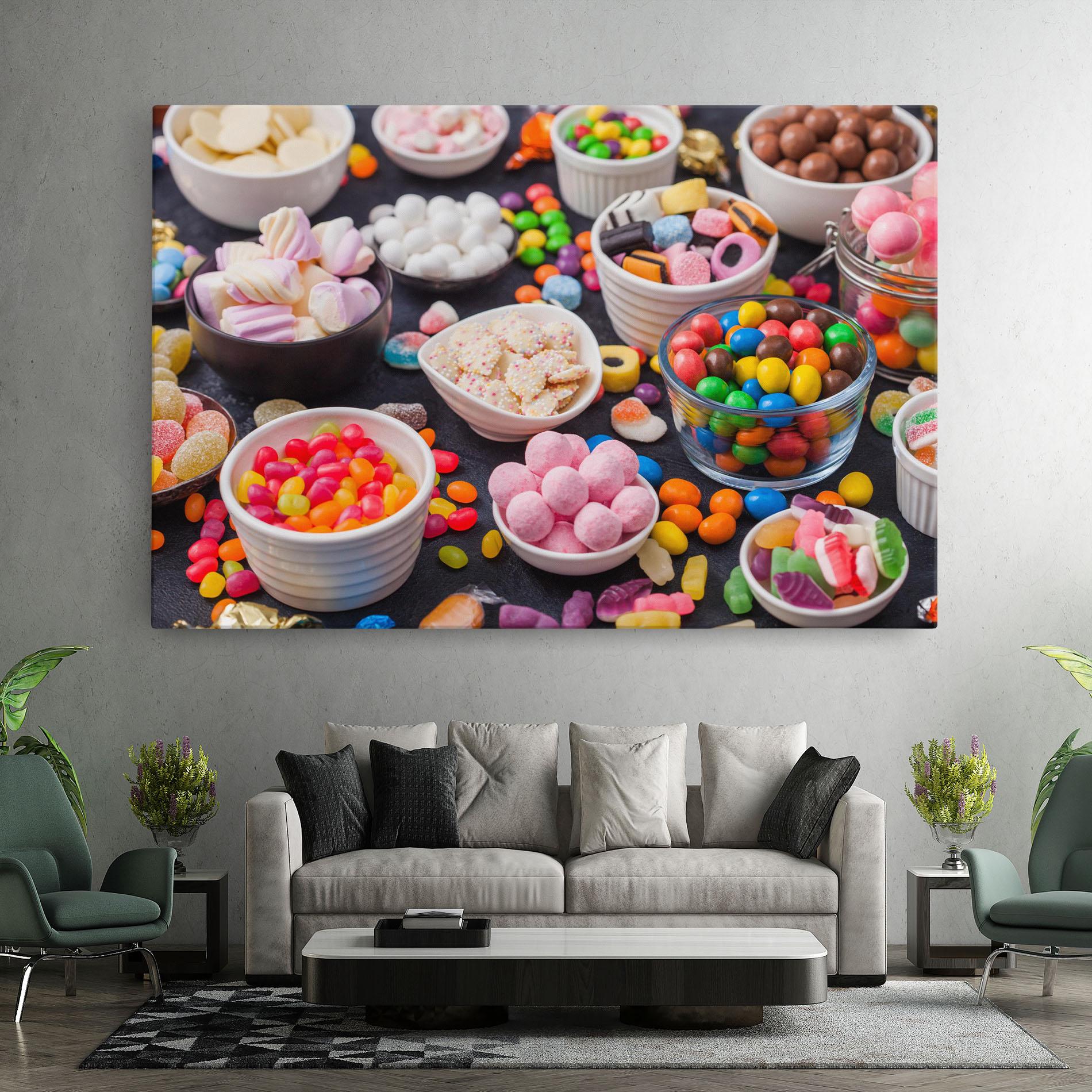 Vászonkép Lollipop Candies mockup 7