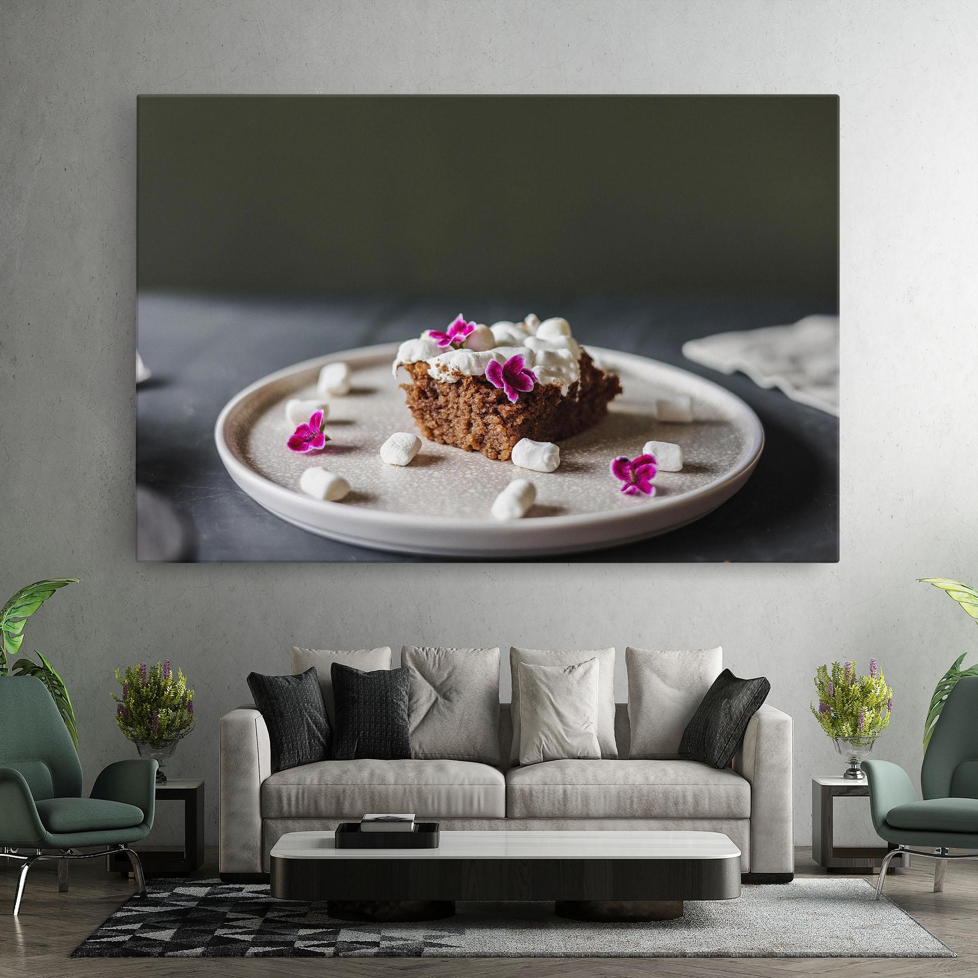 Vászonkép Marshmallow Cake mockup 7