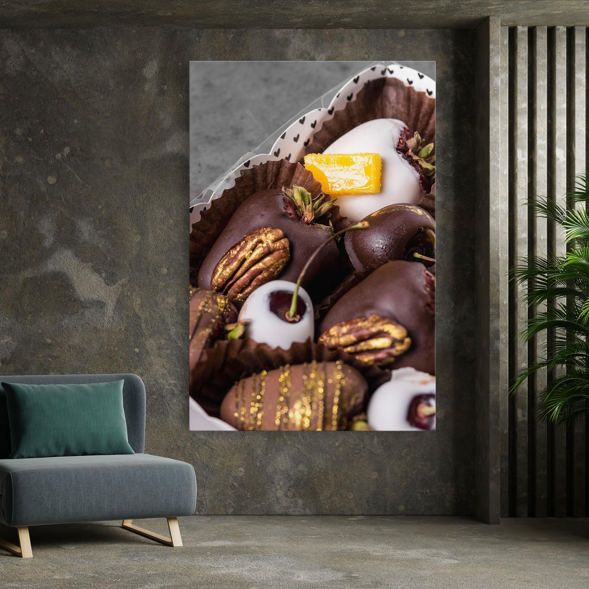 Vászonkép Chocolate Covered mockup 7