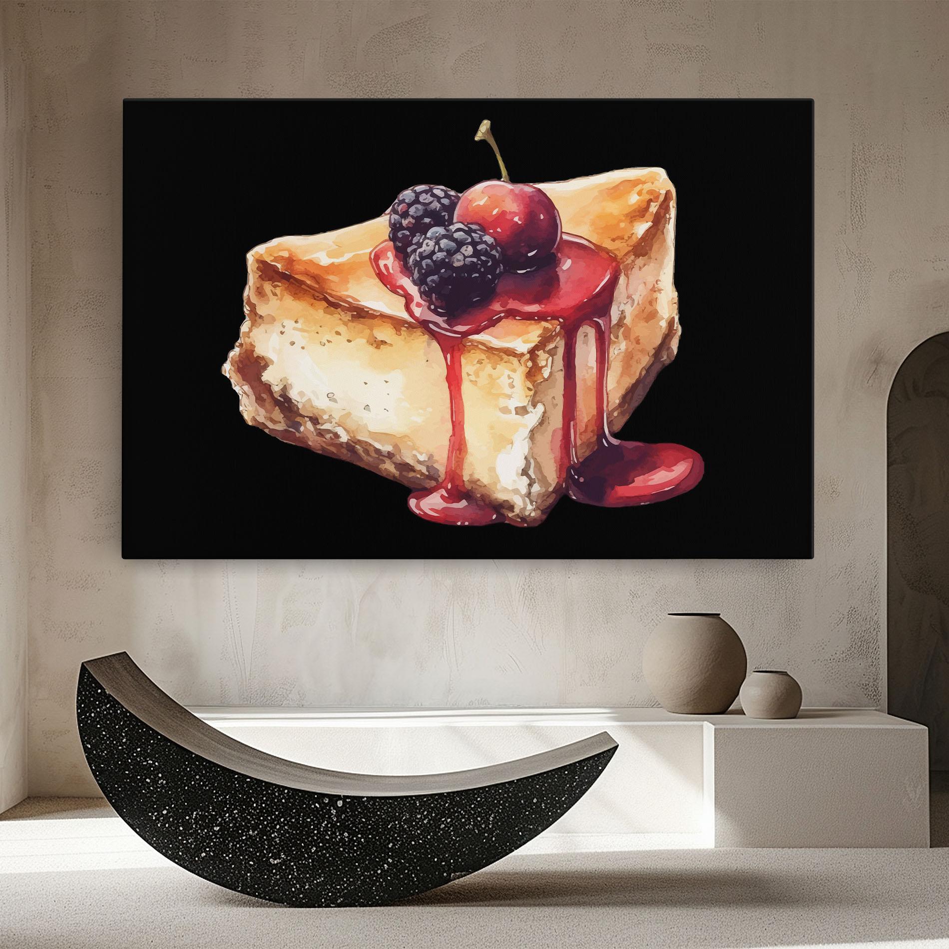 Vászonkép Berries Pie mockup 8