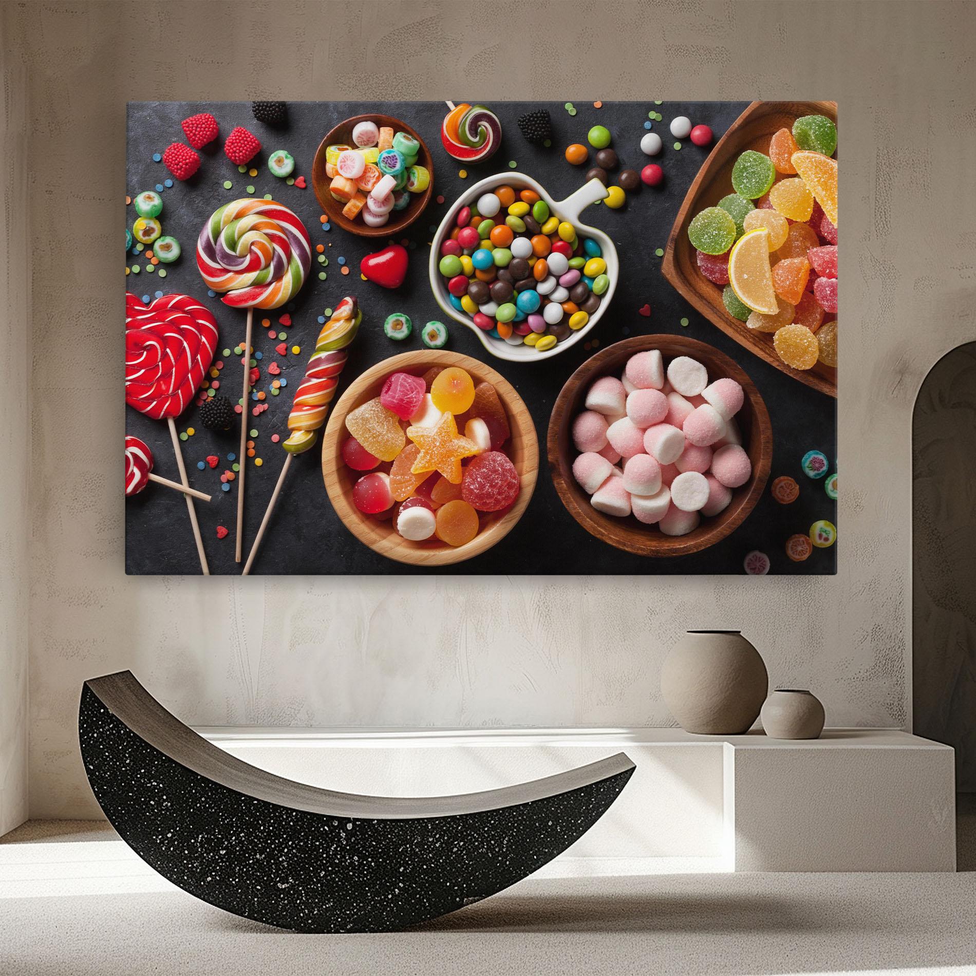 Vászonkép Colorful Candies mockup 8