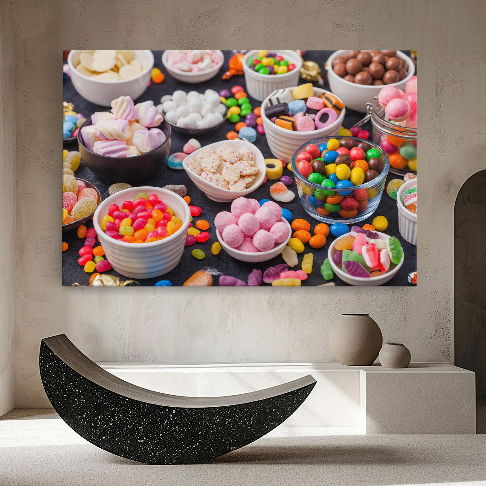Vászonkép Lollipop Candies mockup 8