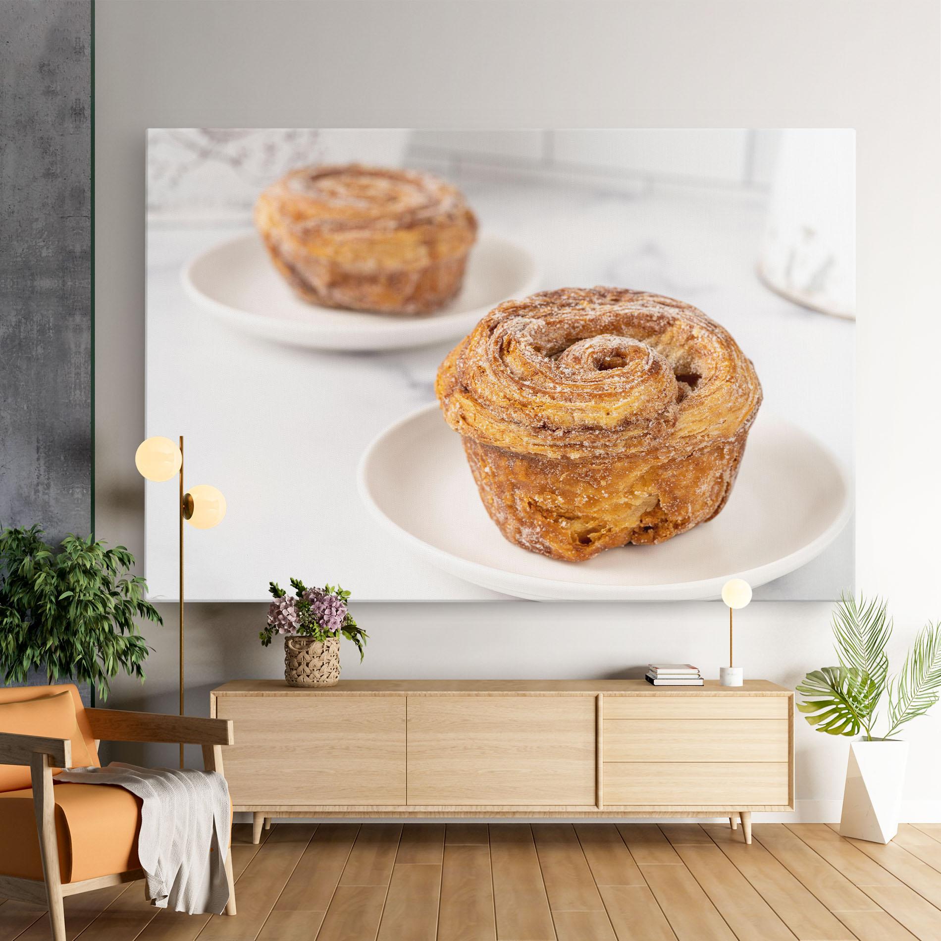 Vászonkép Cinnamon Roll mockup 9
