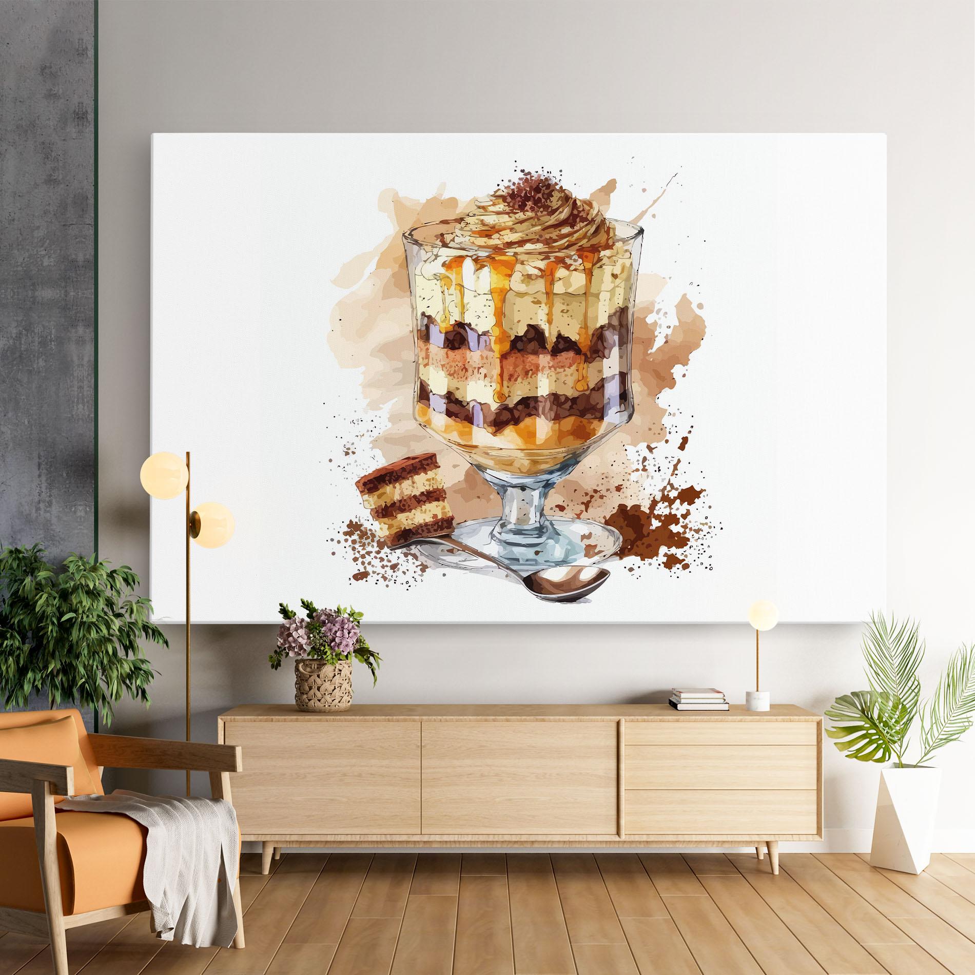 Vászonkép Cup Dessert mockup 9