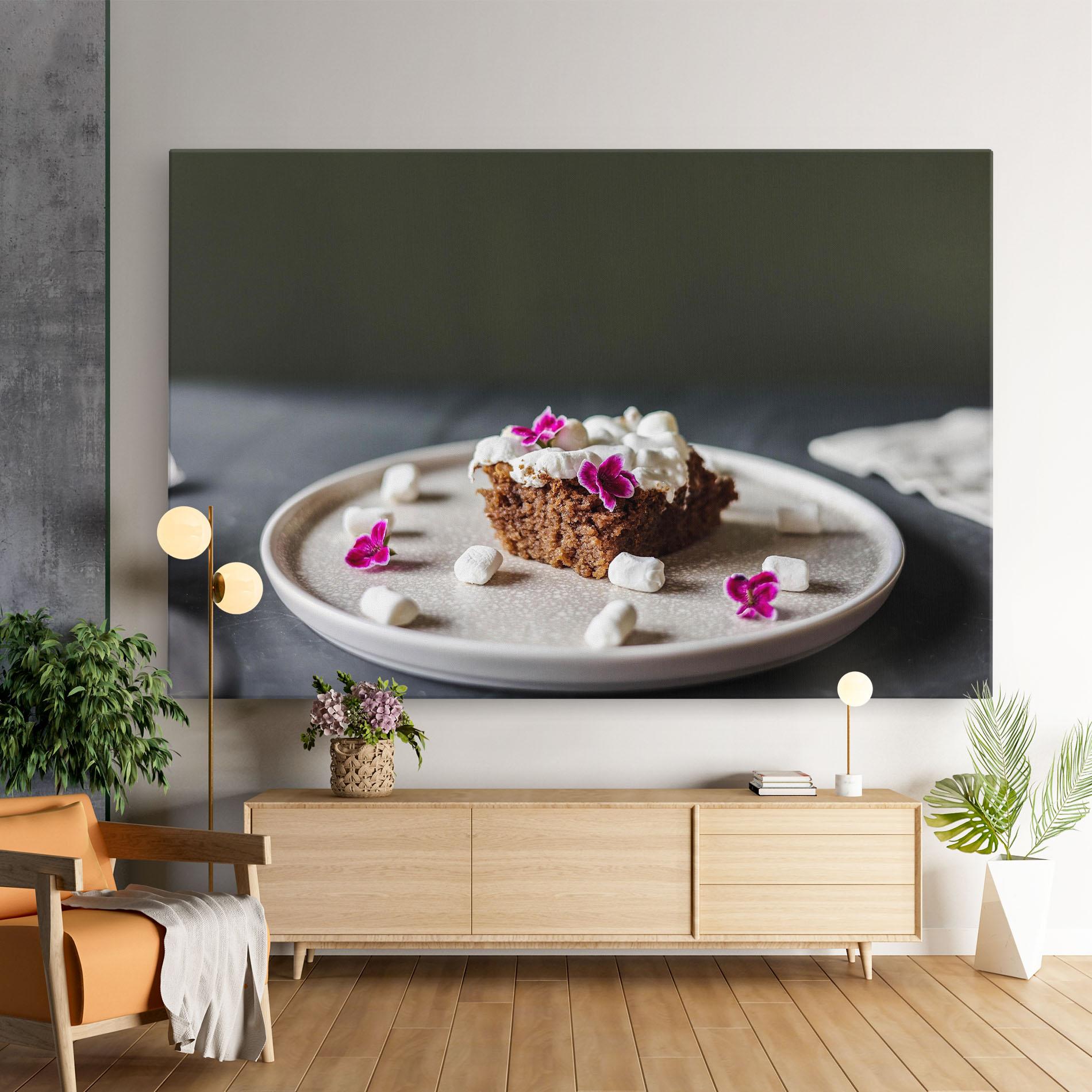 Vászonkép Marshmallow Cake mockup 9