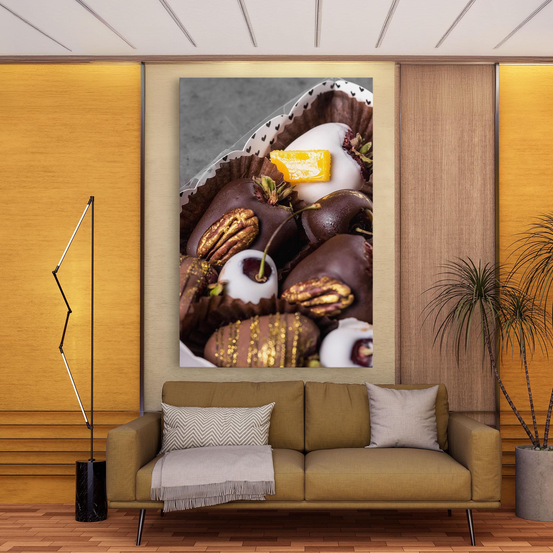 Vászonkép Chocolate Covered mockup 9