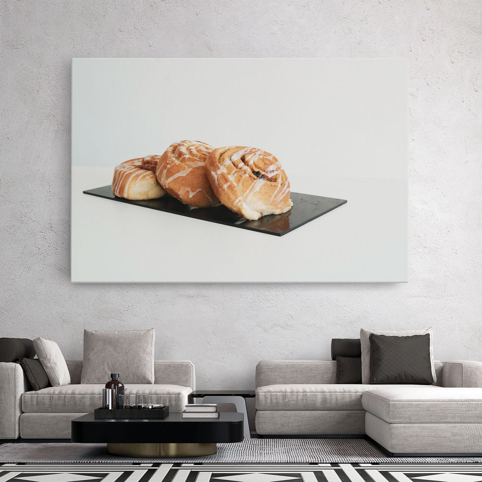 Vászonkép Cinnamon Rolls mockup 2